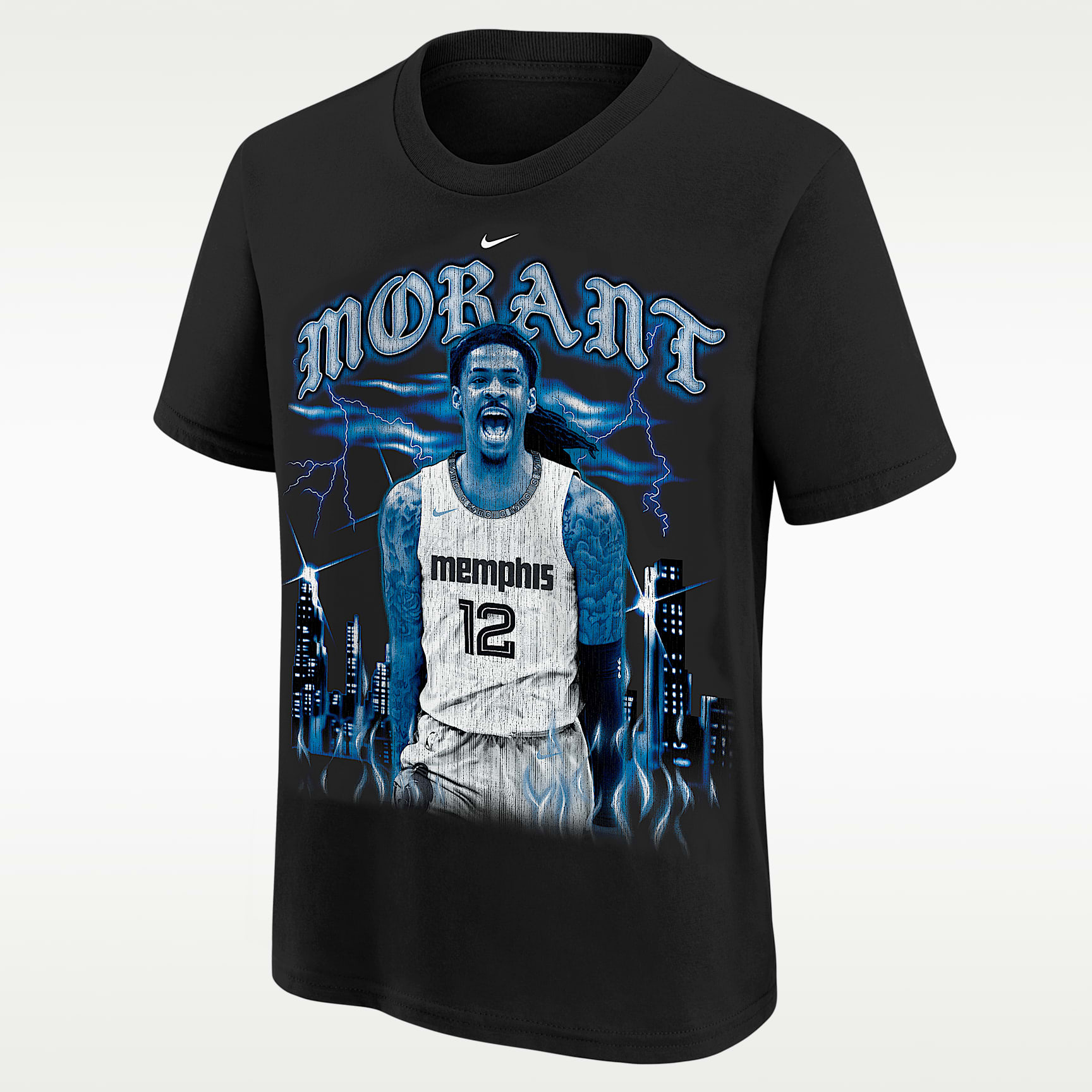 Ja Morant Memphis Grizzlies City Edition Big Kids' Nike NBA T-Shirt