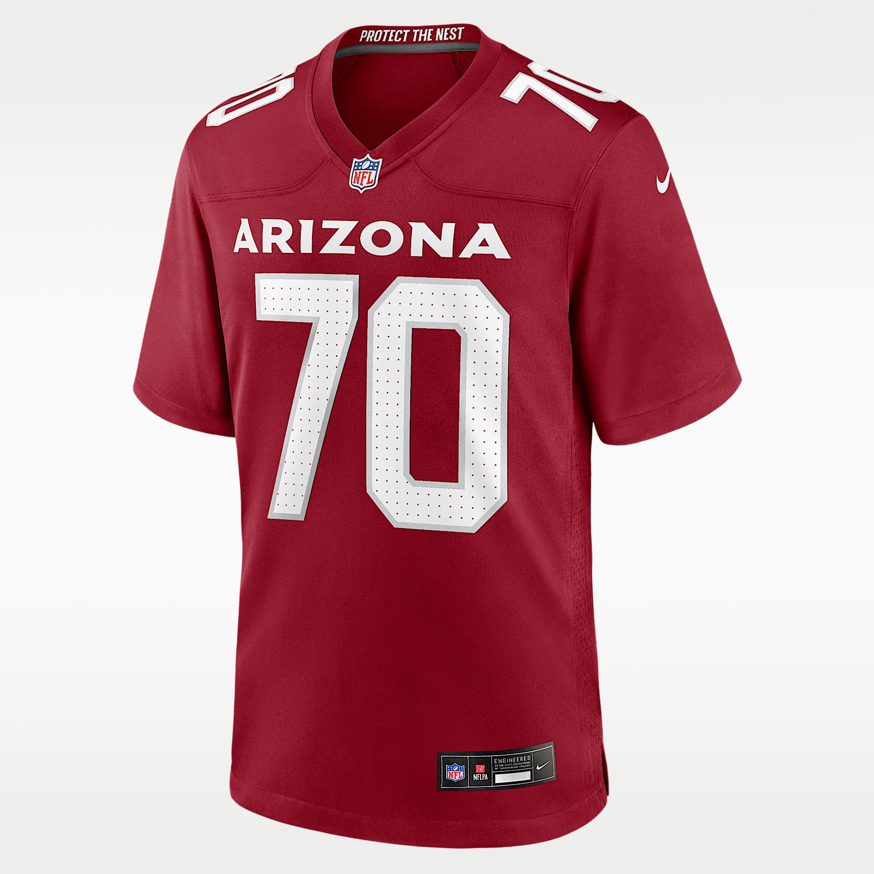 Jersey de fútbol americano Nike de la NFL Game para hombre Paris Johnson Jr. Arizona Cardinals