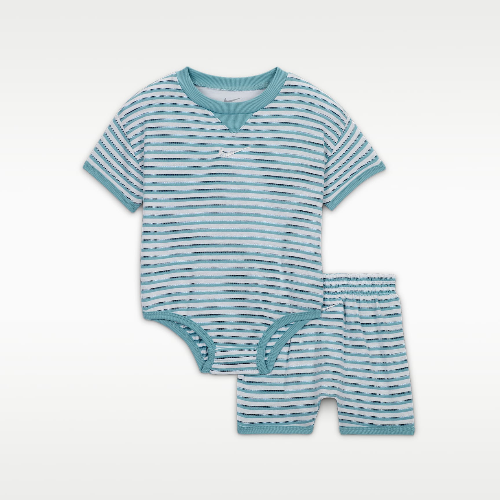 Nike ReadySet Baby (0-9M) Bodysuit and Shorts Set