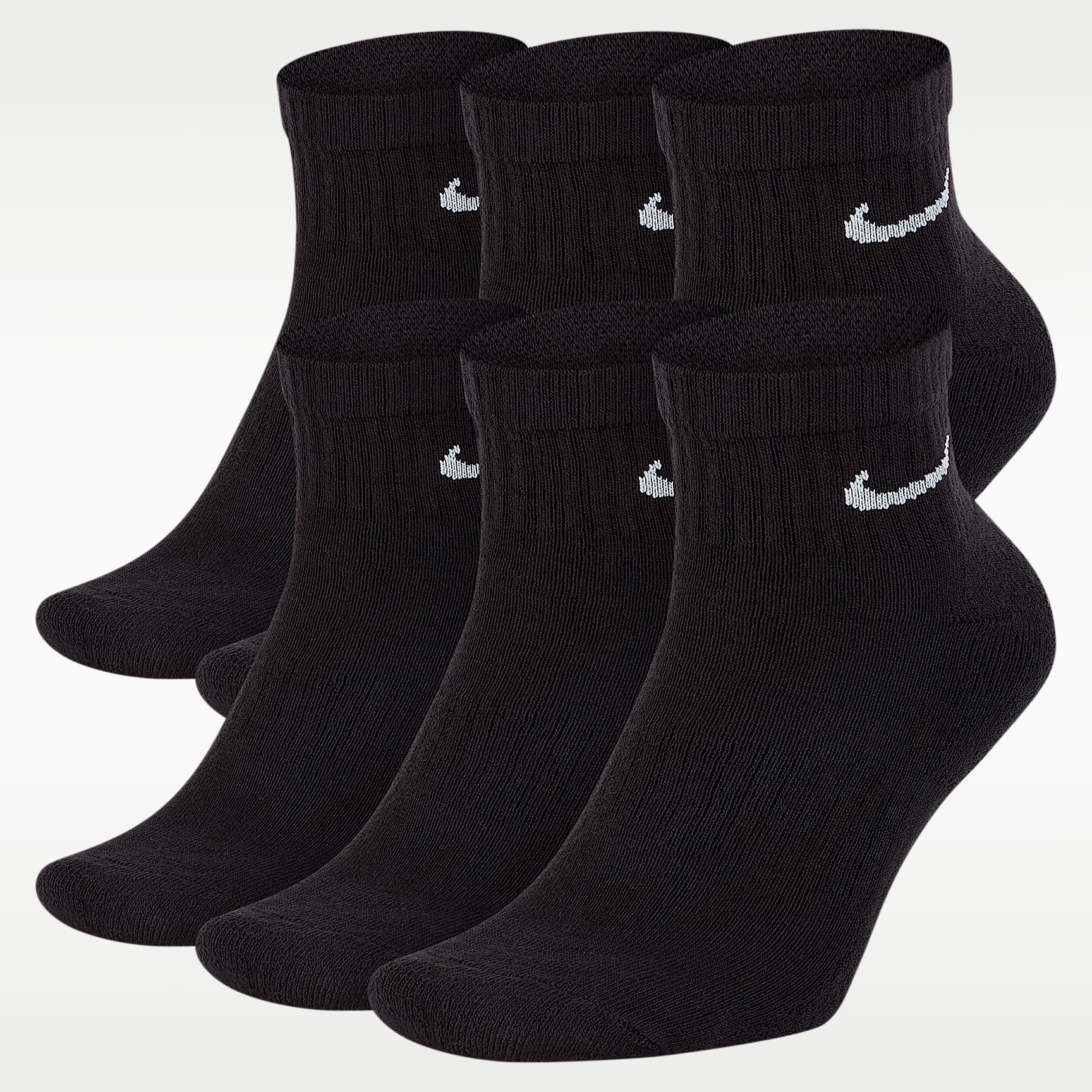 Nike Everyday Cushioned ankelsokker til trening (6 par)
