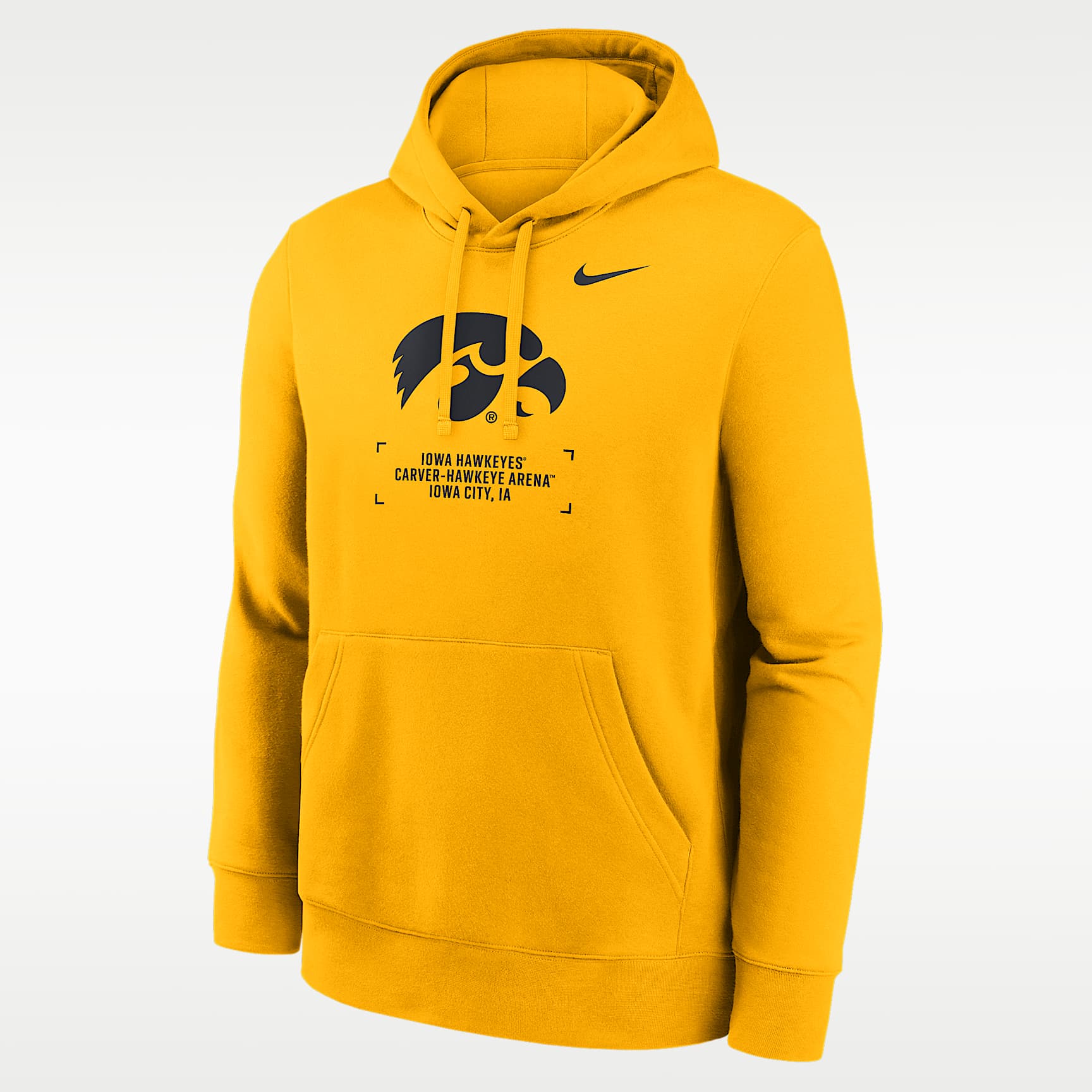 Iowa Club Basketball 2-Hit Men's Nike College Pullover Hoodie