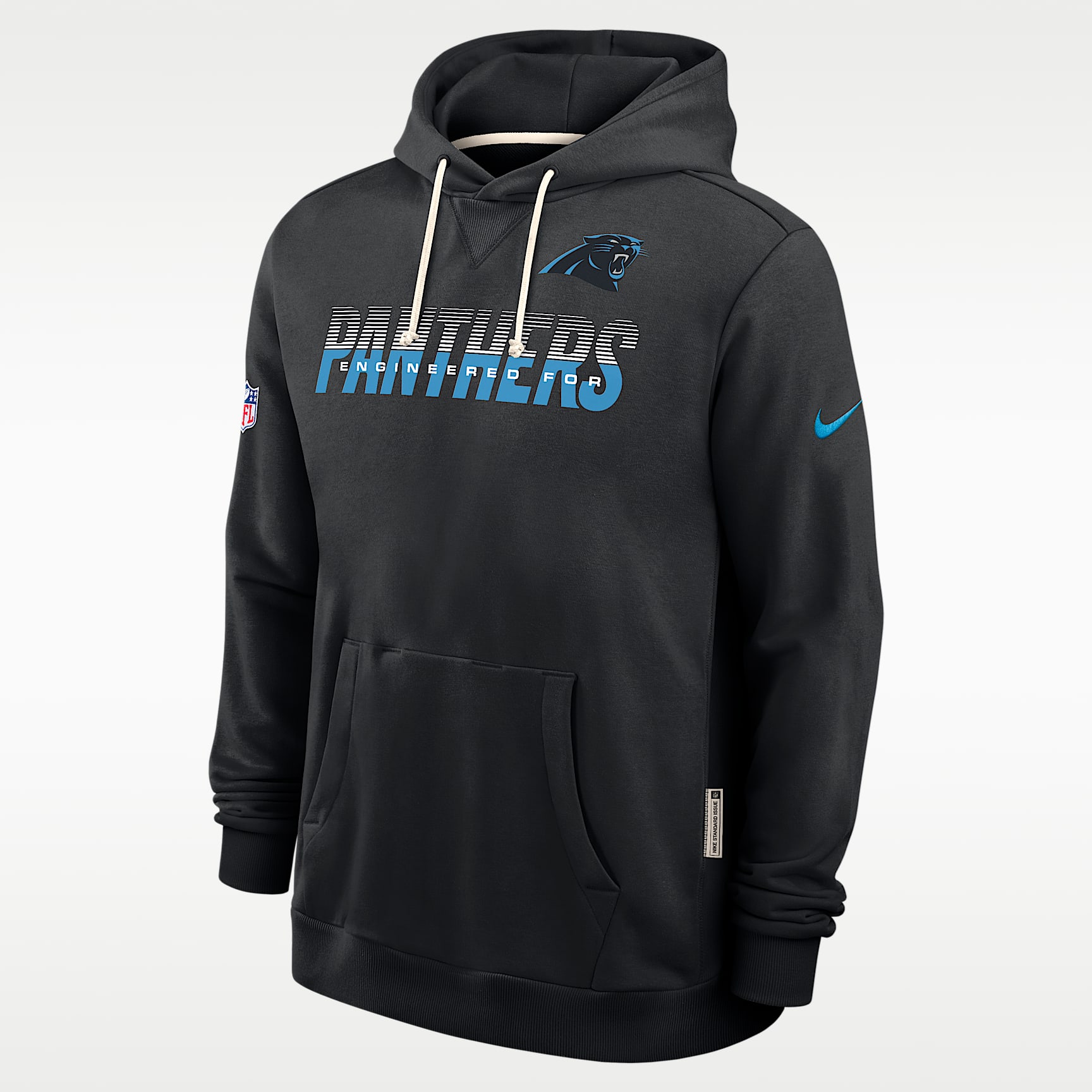Carolina Panthers Sideline Standard Issue Men's Nike Dri-FIT NFL Pullover Hoodie