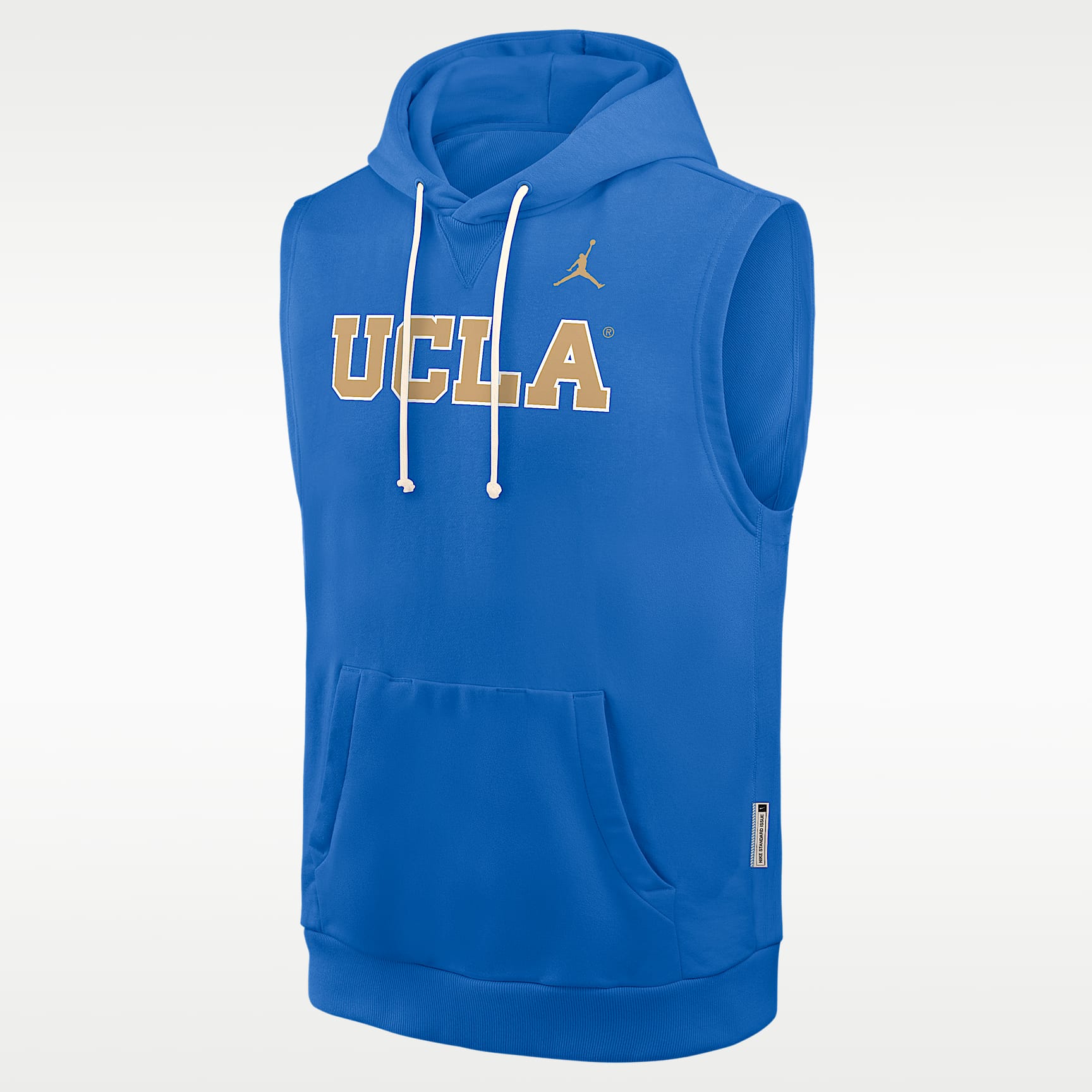 UCLA Sideline Men's Jordan Brand Dri-FIT College Sleeveless Pullover Hoodie