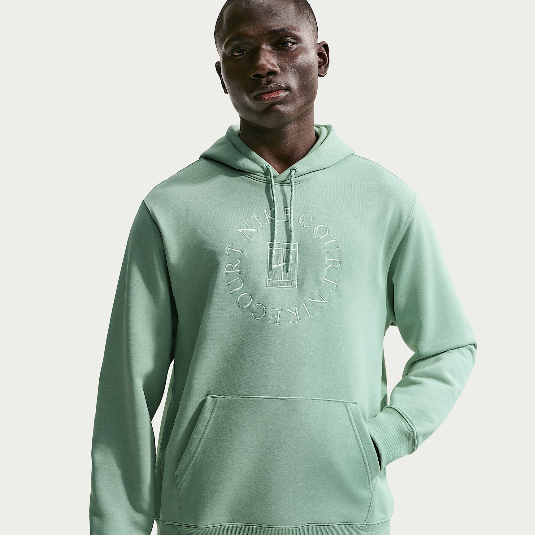 Sudadera con gorro sin cierre de tenis Dri-FIT de French Terry para hombre NikeCourt Heritage