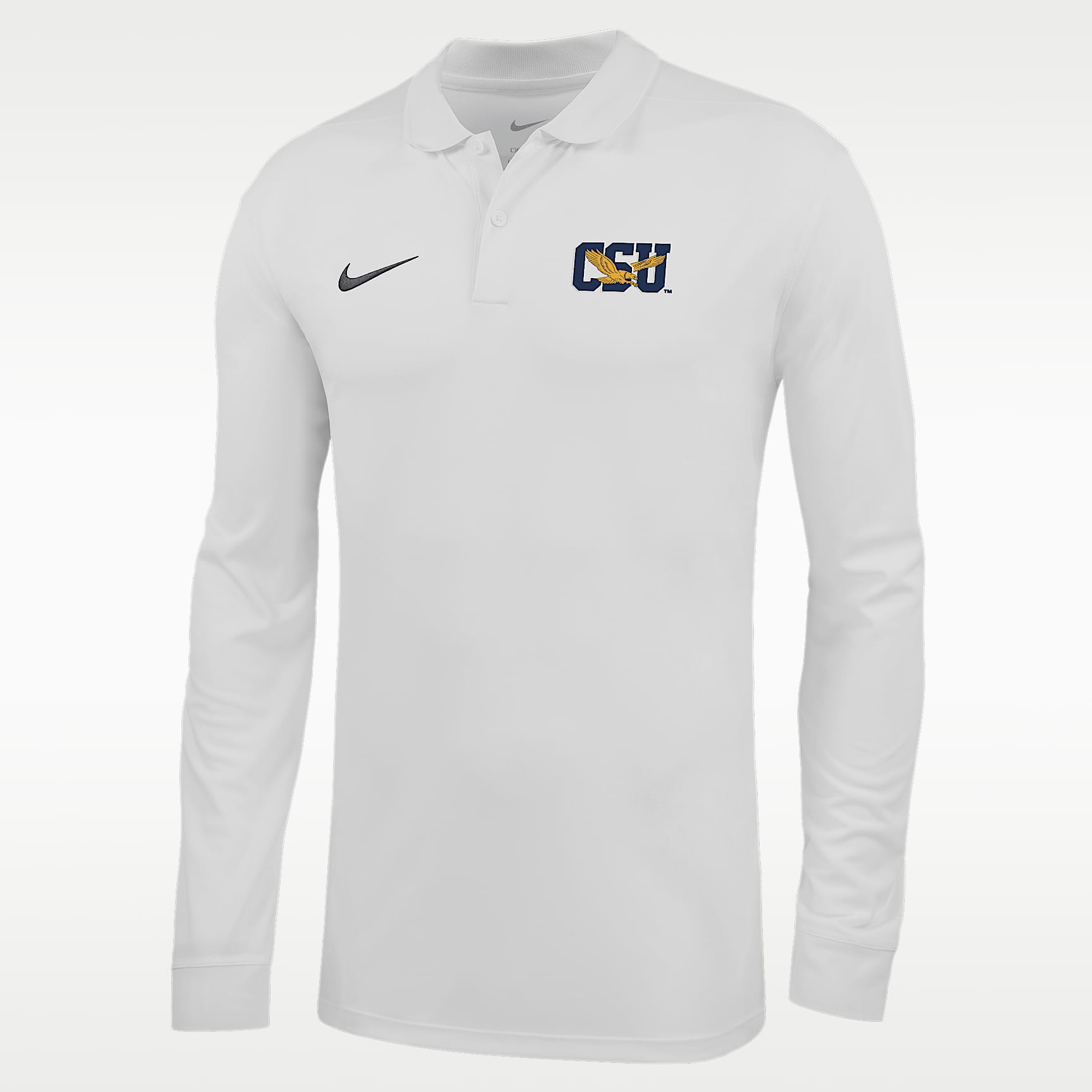 Polo de manga larga Dri-FIT para hombre Nike College (Coppin State University)