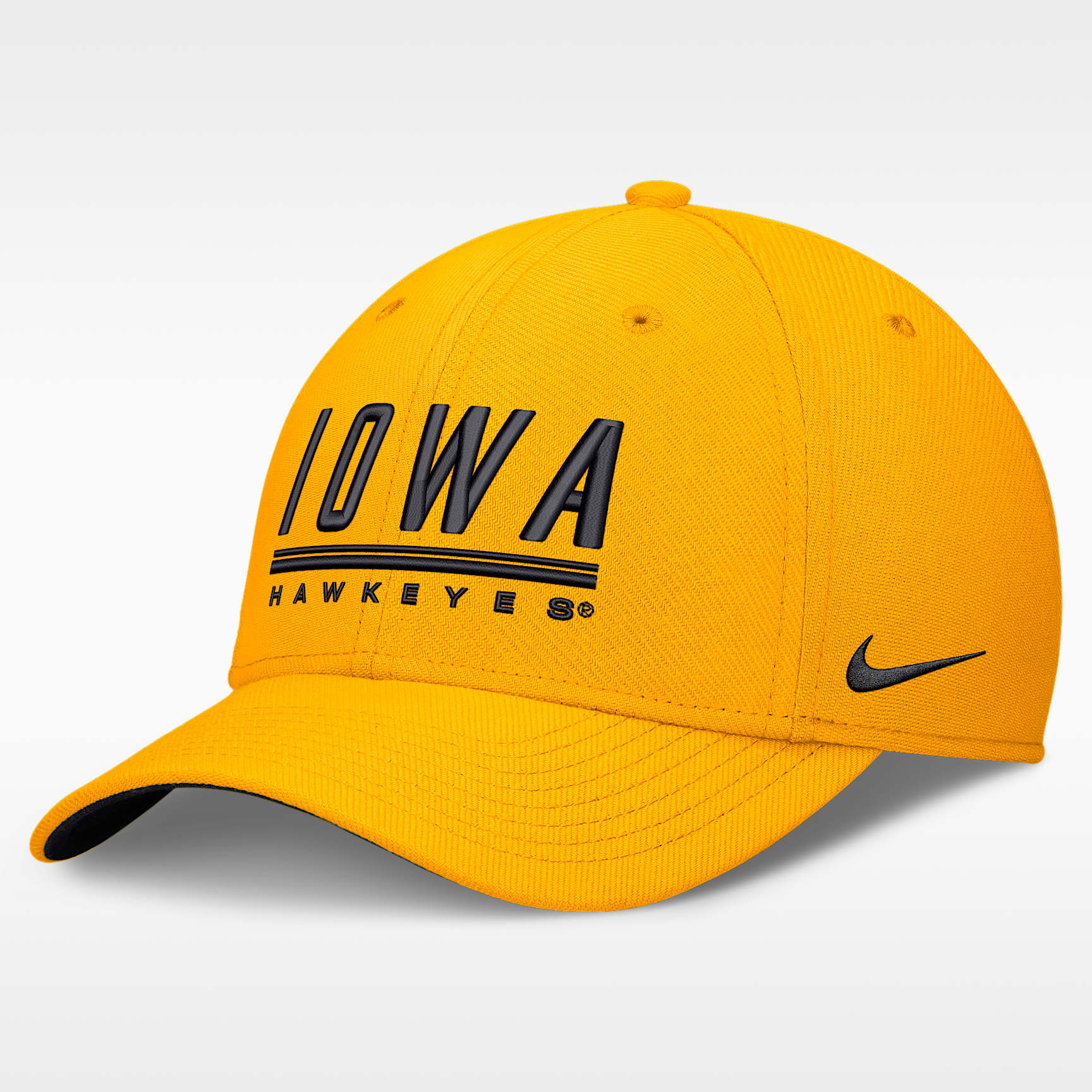 Iowa Sideline Rise Men's Nike Dri-FIT College Hat