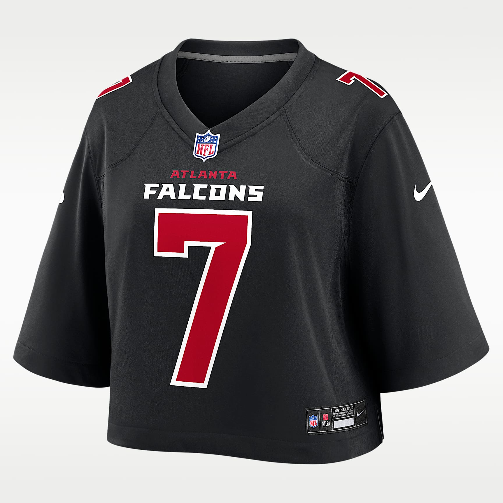 Bijan Robinson Atlanta Falcons Women's Nike NFL Cropped Tundra Game Jersey