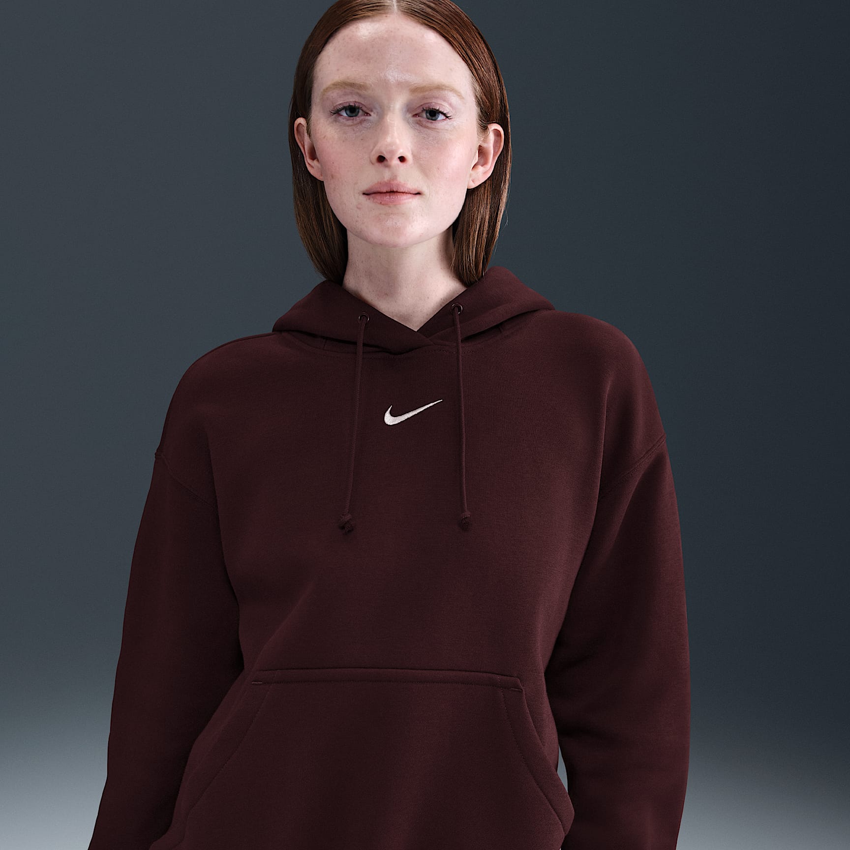 Sudadera con gorro sin cierre oversized para mujer Nike Sportswear Phoenix Fleece