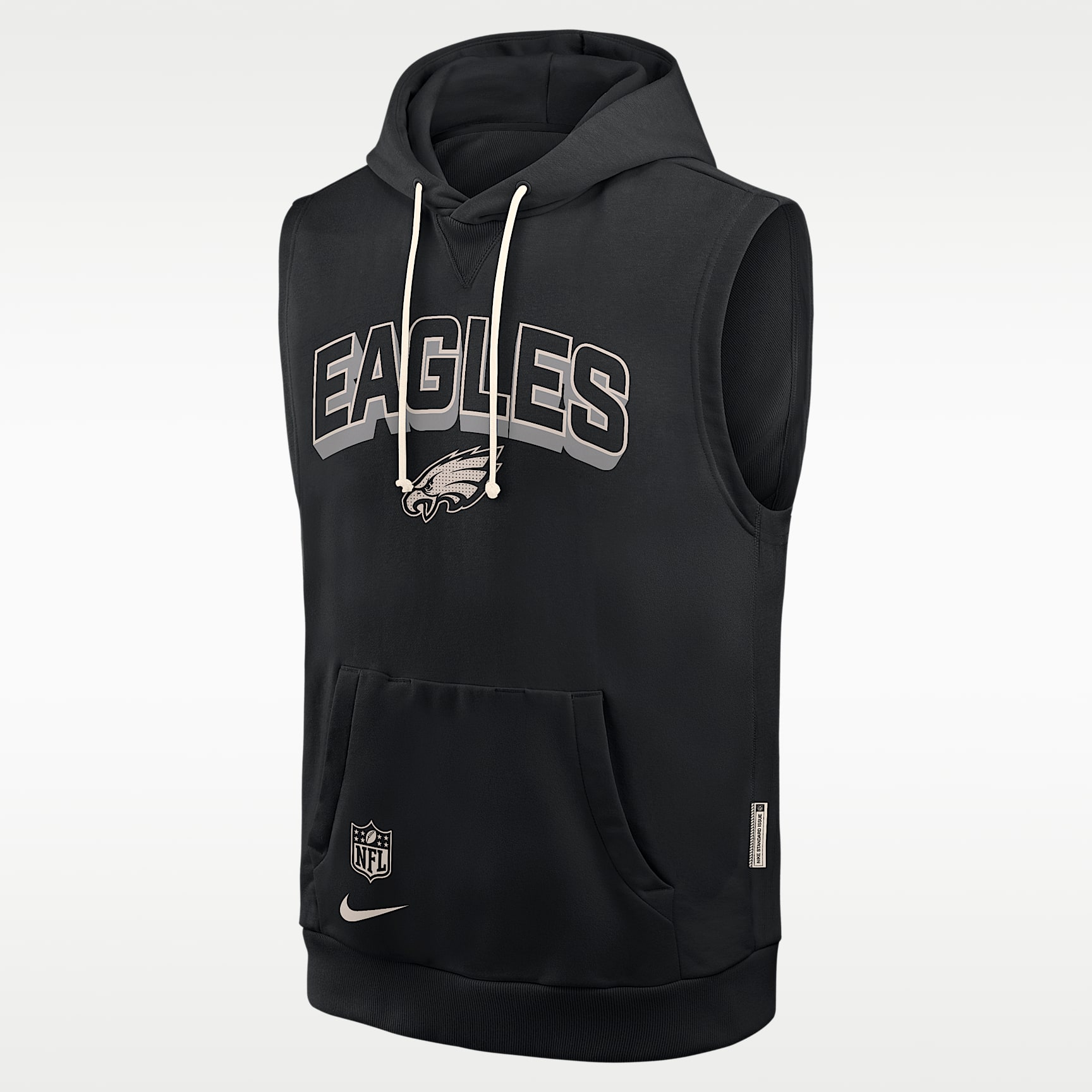 Philadelphia Eagles Sideline Men's Nike Dri-FIT NFL Sleeveless Pullover Hoodie