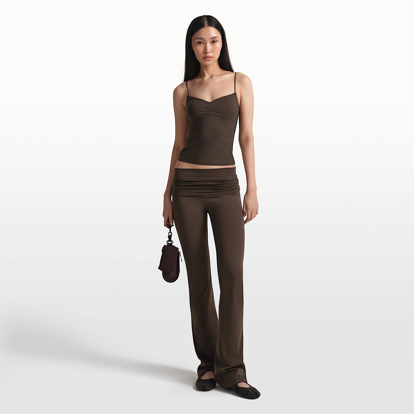 NikeSKIMS Matte Women's Flared Fold-Over Waistband Pants