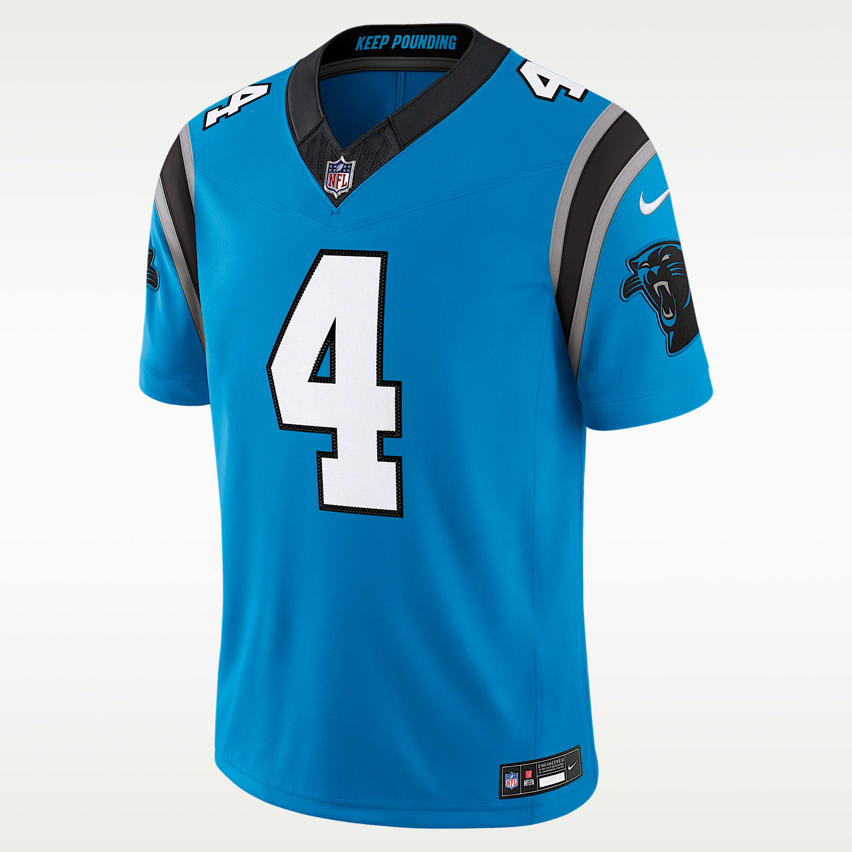 Jersey Nike Dri-FIT de la NFL Limited para hombre Tetairoa McMillan Carolina Panthers