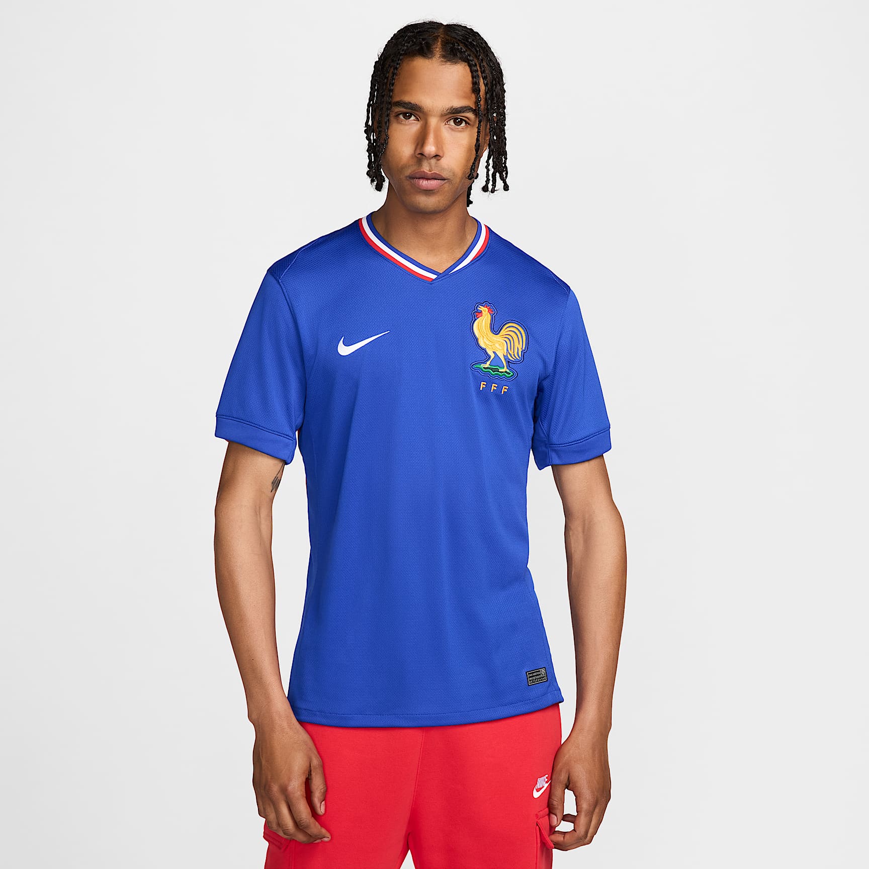 Maillot de foot replica Nike Dri-FIT FFF (Équipe féminine) 2024/25 Stadium Domicile pour homme