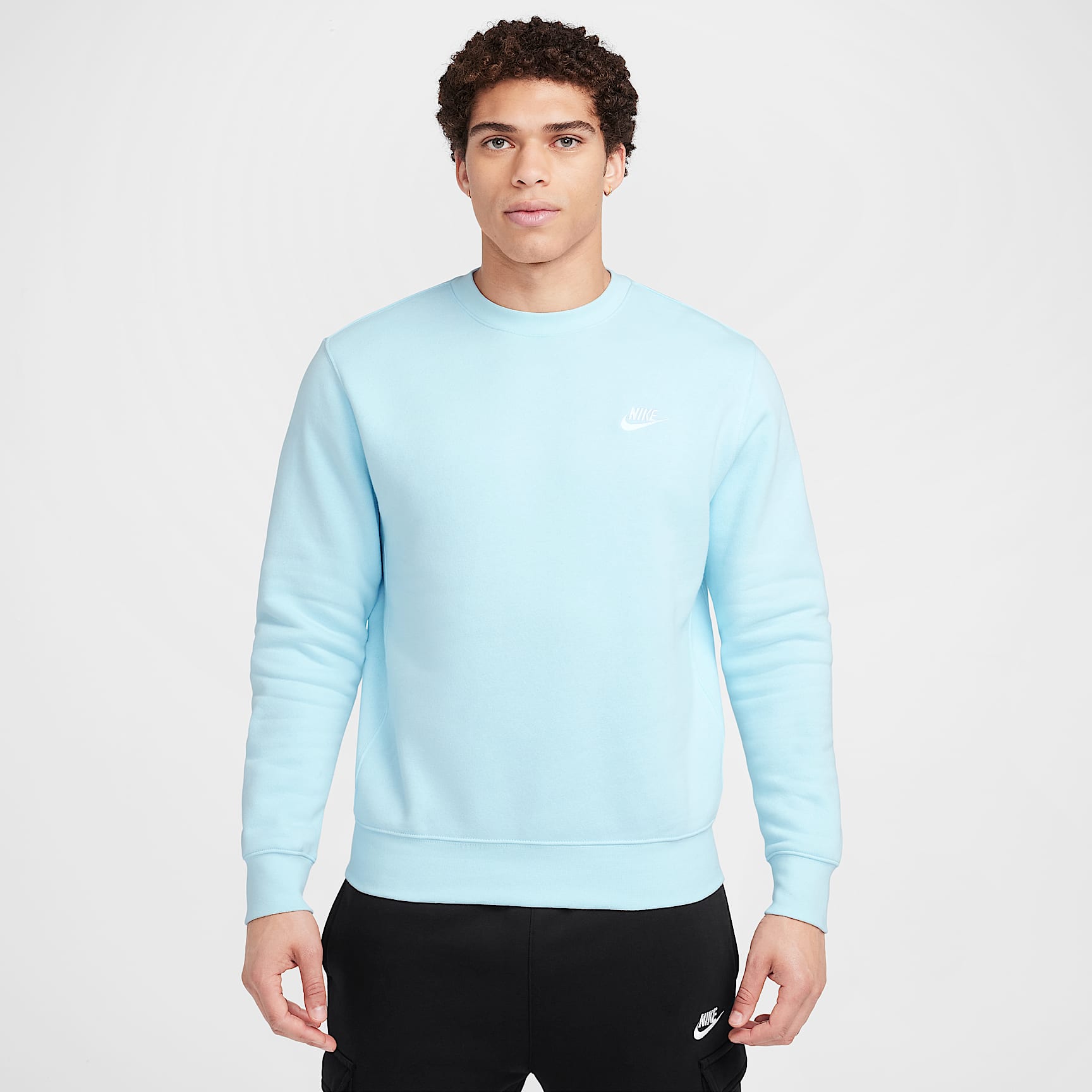 Sudadera de cuello redondo para hombre Nike Sportswear Club Fleece