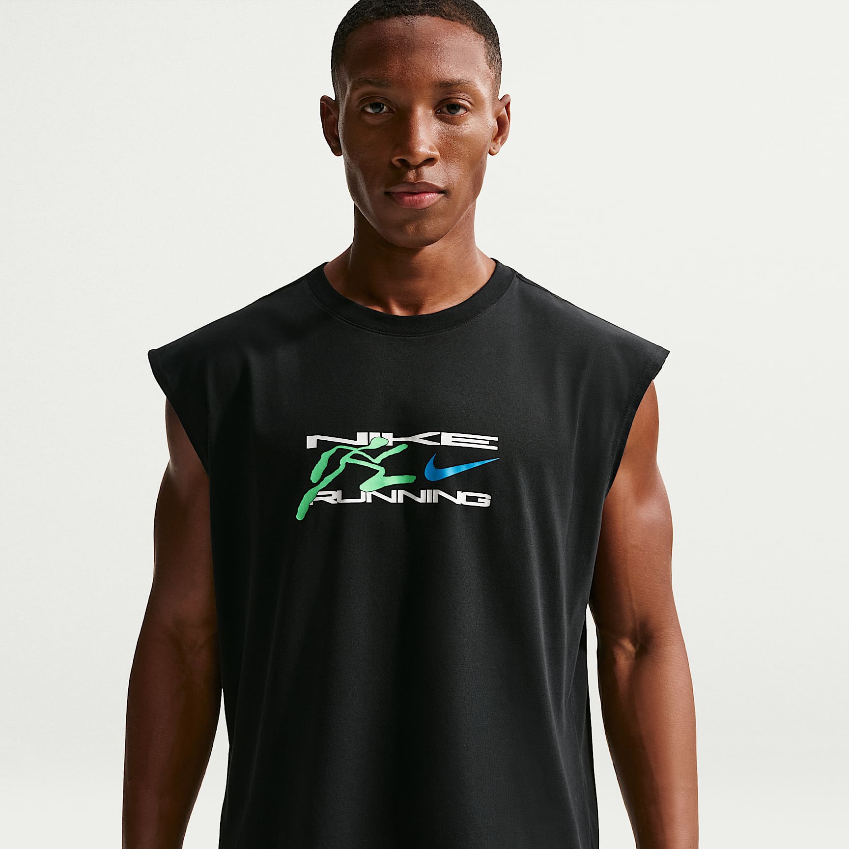 Nike Men's Dri-FIT Sleeveless Running T-Shirt