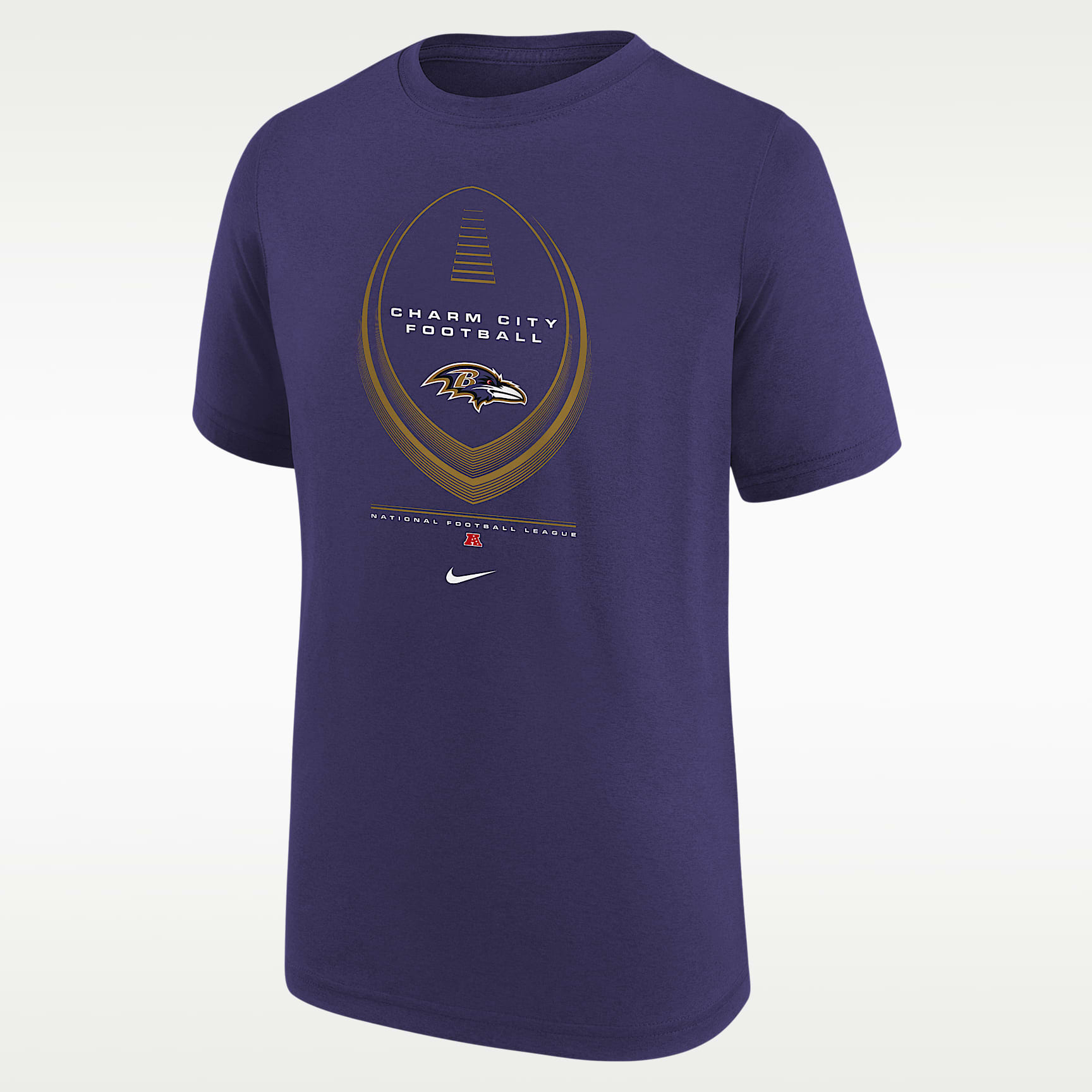 Baltimore Ravens Icon Legend Edition Big Kids' Nike Dri-FIT NFL T-Shirt
