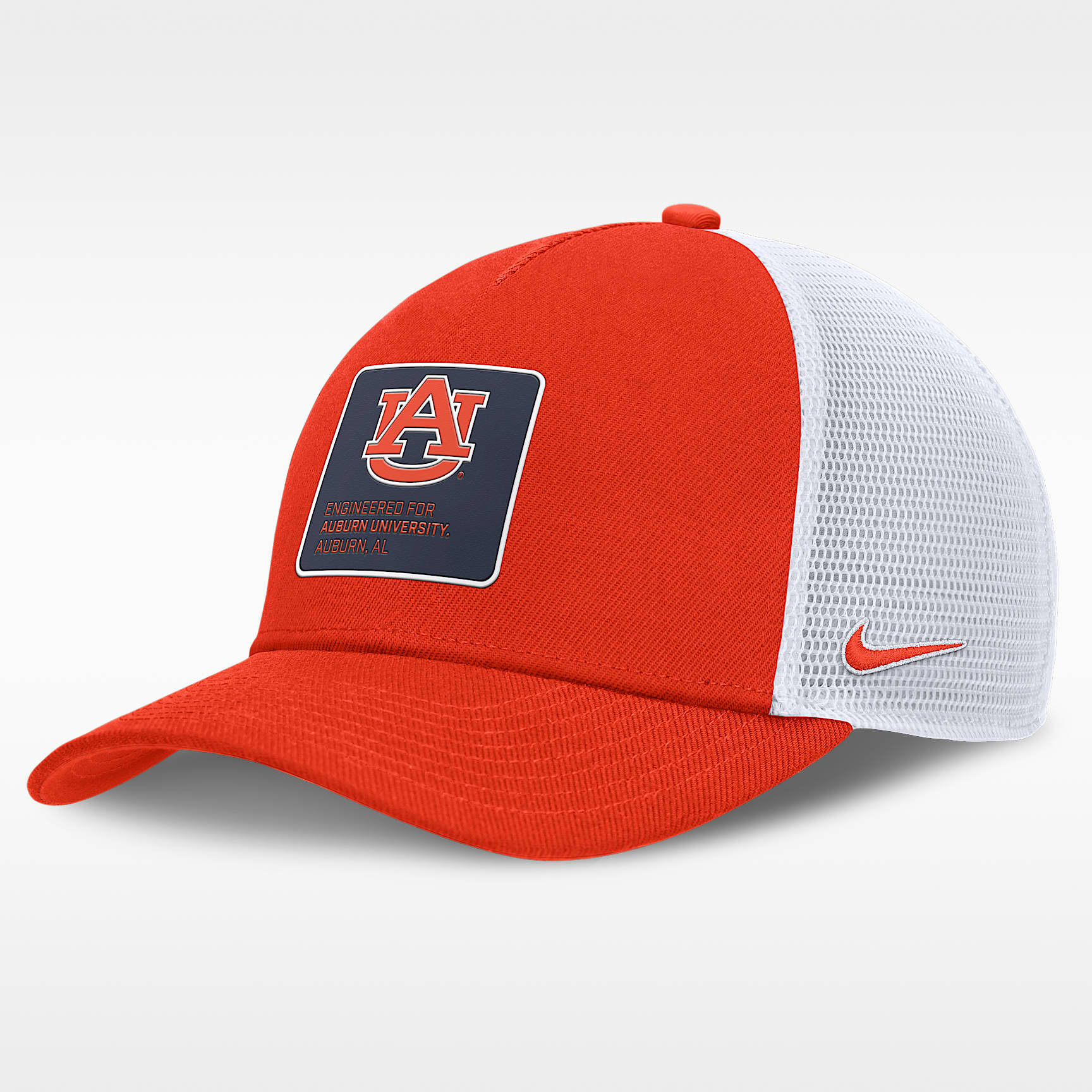 Gorra de rejilla universitaria Nike ajustable para hombre Auburn On-Field Rise Engineered