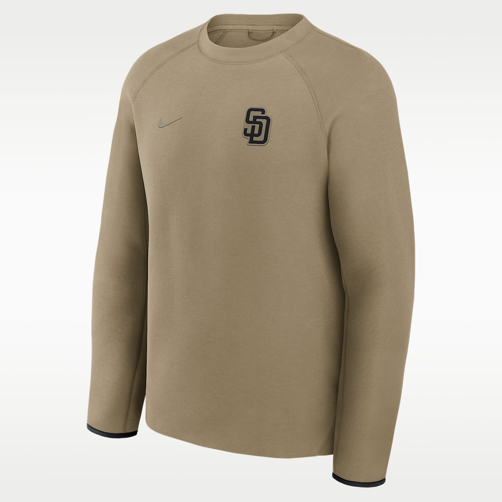 San Diego Padres Tech Fleece Men's Nike MLB Pullover Crew
