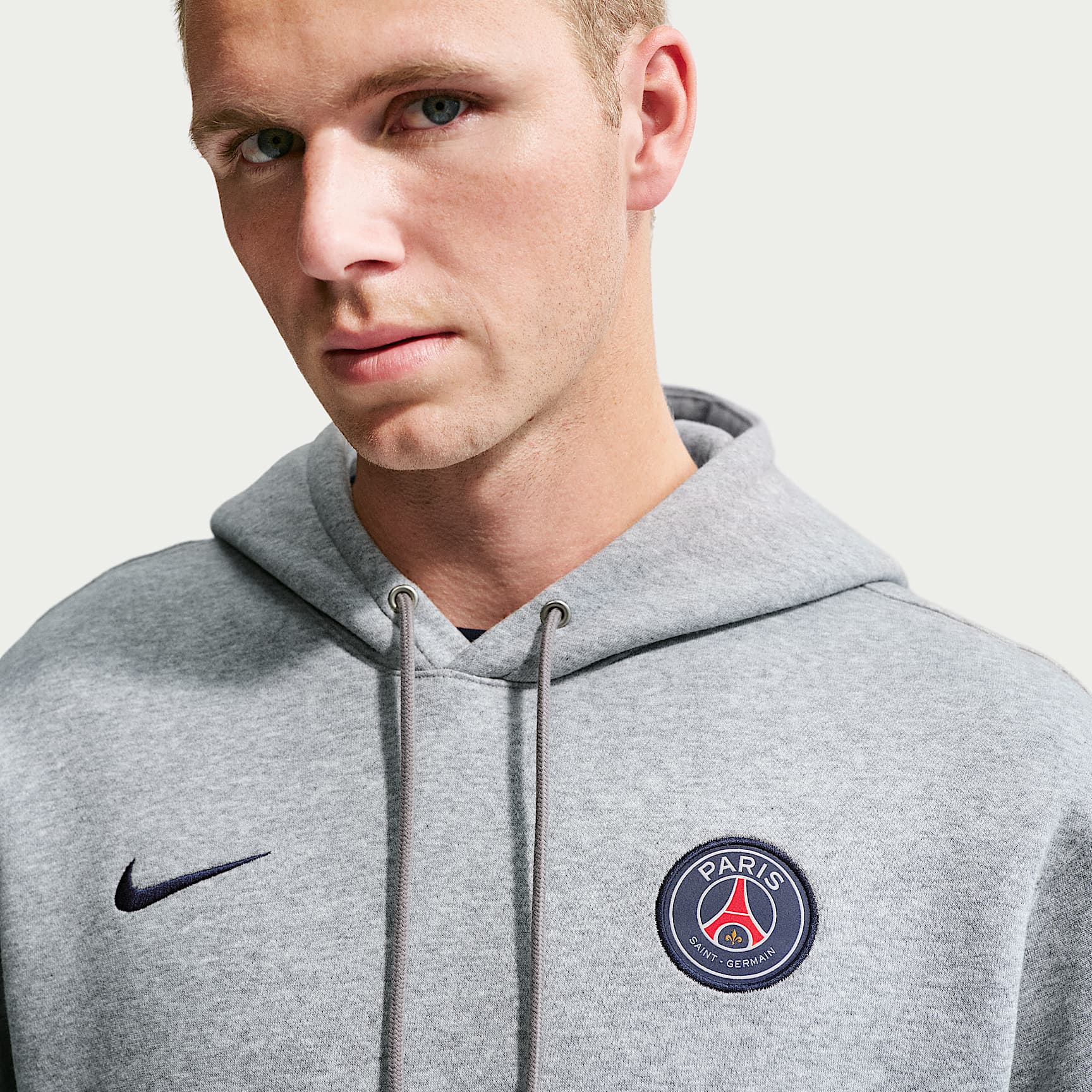 Sudadera de fútbol con gorro sin cierre Nike para hombre Paris Saint-Germain Club