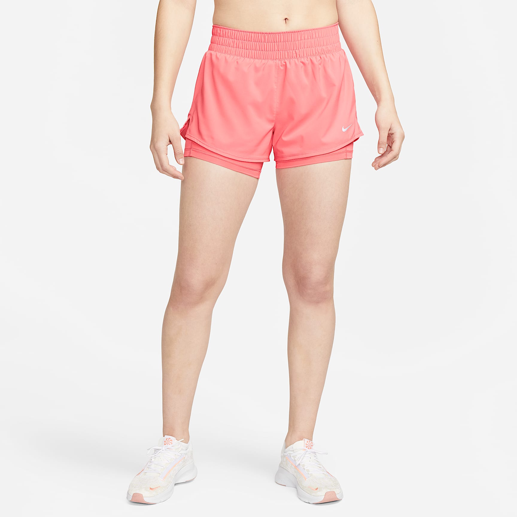 Nike Dri-FIT One Women's Mid-rise 8cm (approx.) 2-in-1 Shorts
