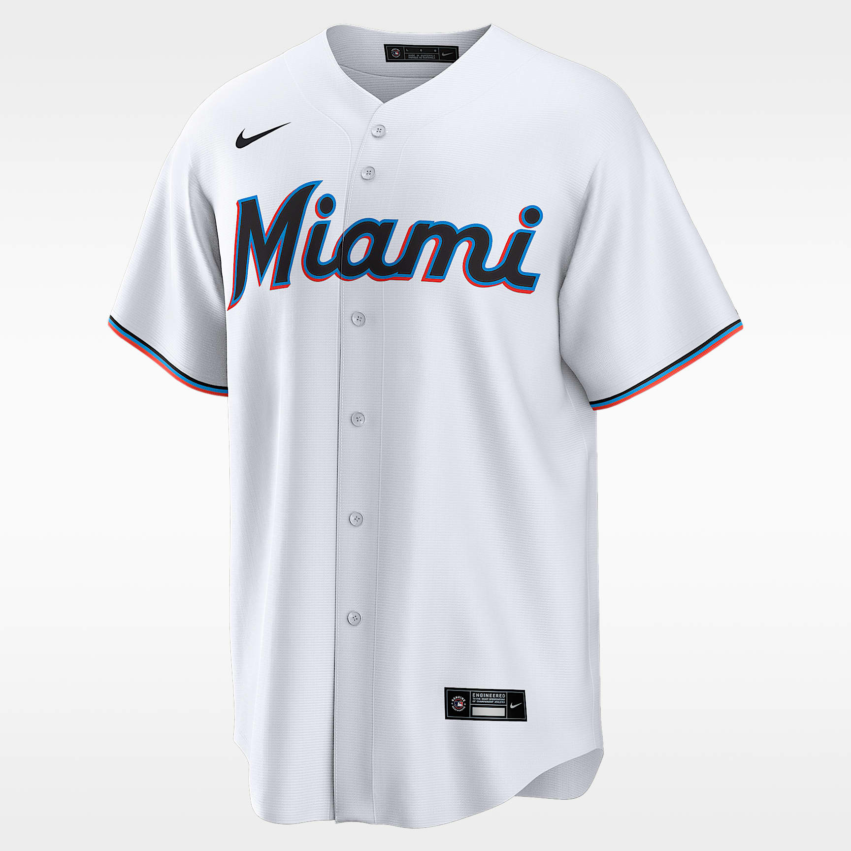 Jersey Nike de la MLB Replica para hombre Sandy Alcantara Miami Marlins