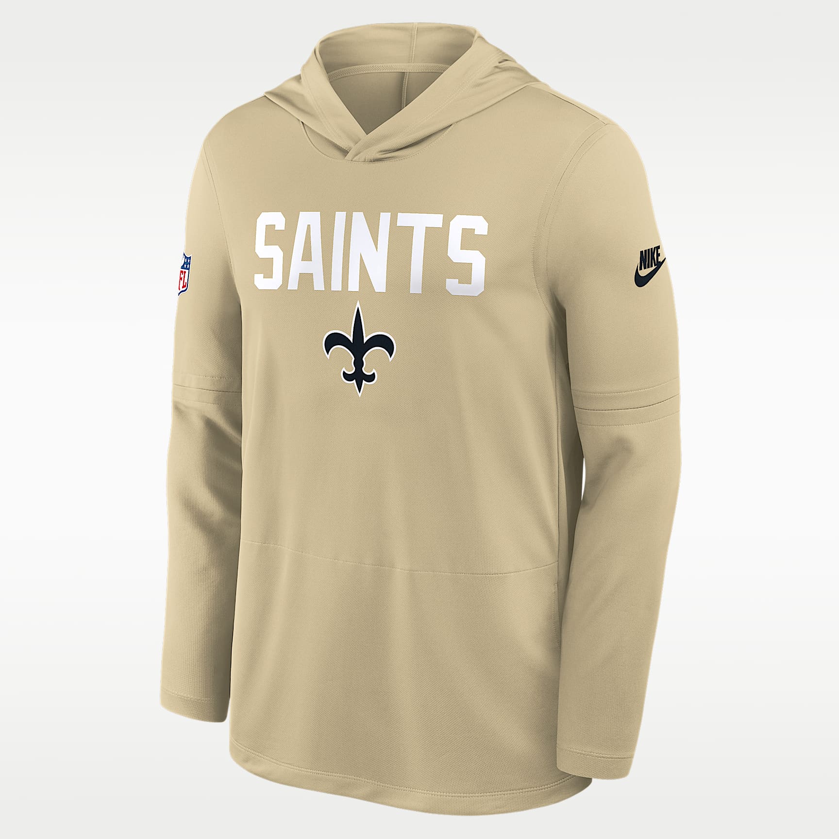 New Orleans Saints Pass Accuracy Men's Nike Dri-FIT NFL Long-Sleeve Hooded Top