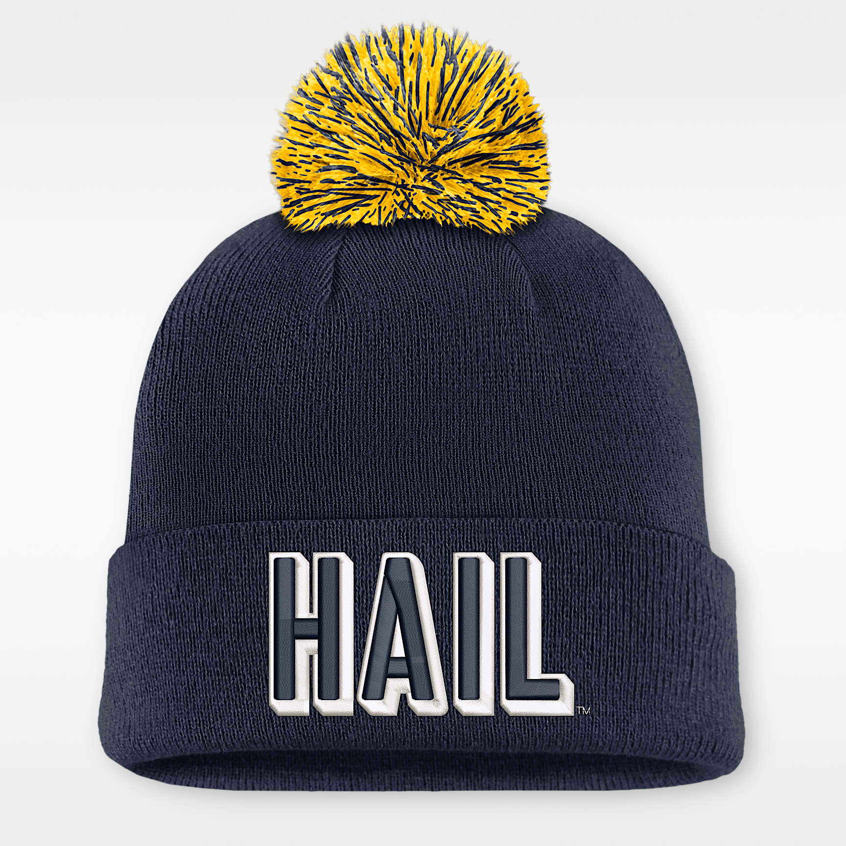 Michigan Peak Men's Nike College Cuffed Beanie