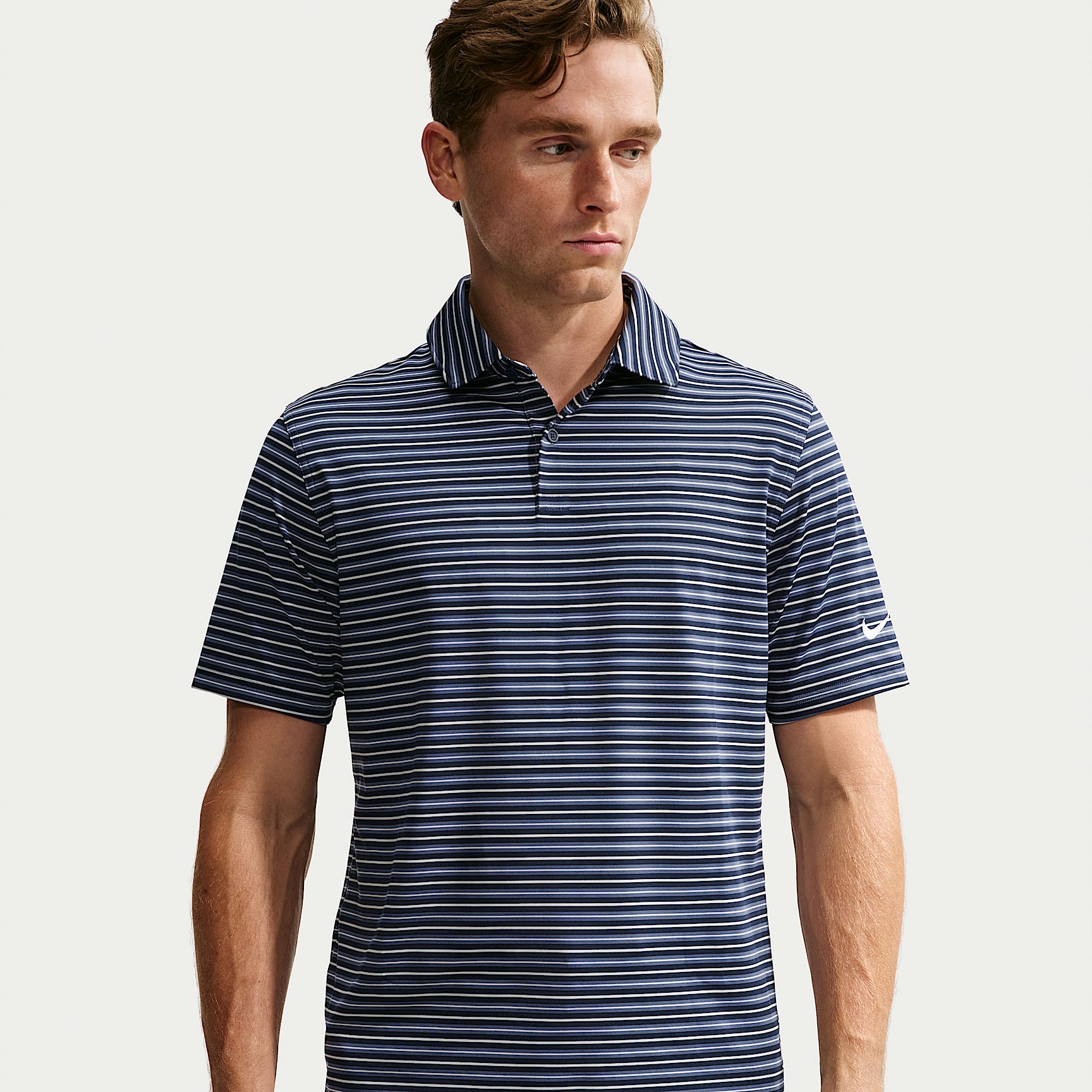 Polo de golf a rayas Dri-FIT para hombre Nike Velocity