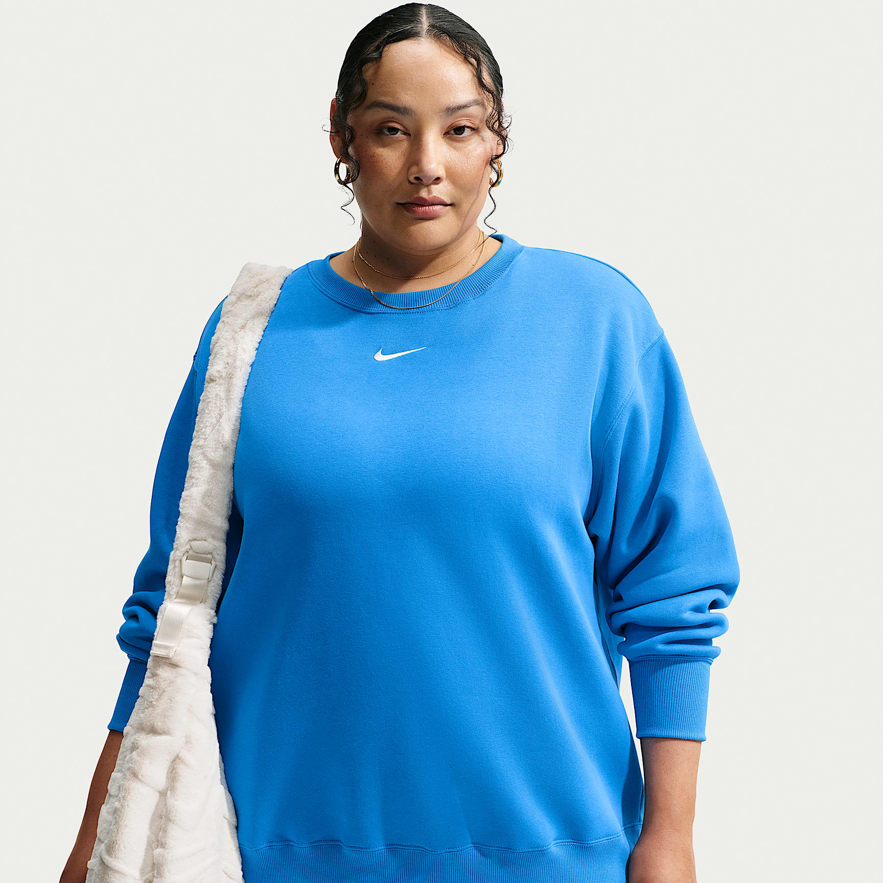 Nike Sportswear Phoenix Fleece Women's Oversized Crew-Neck Sweatshirt (Plus Size)