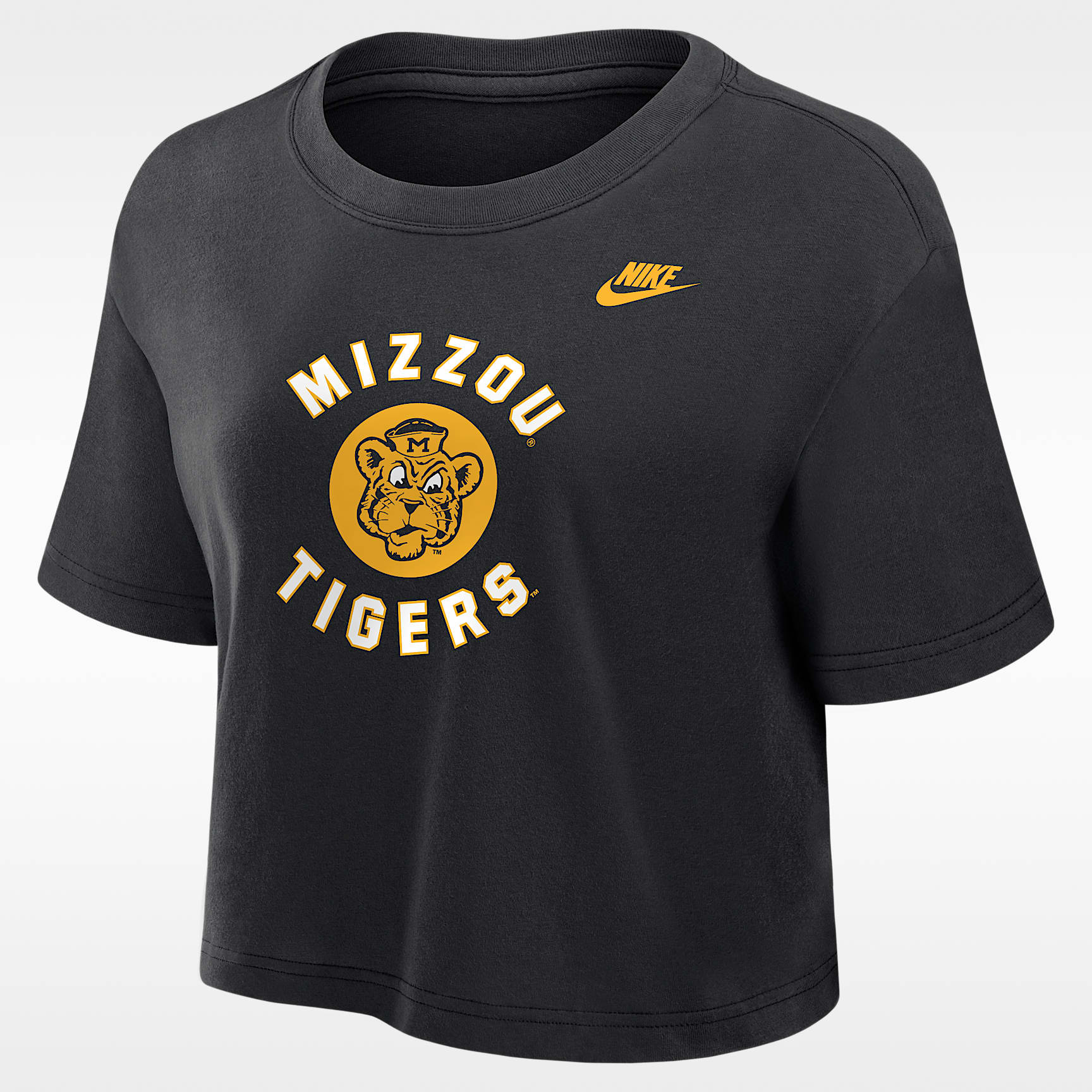 Missouri Tigers Women's Nike Dri-FIT Cropped T-Shirt