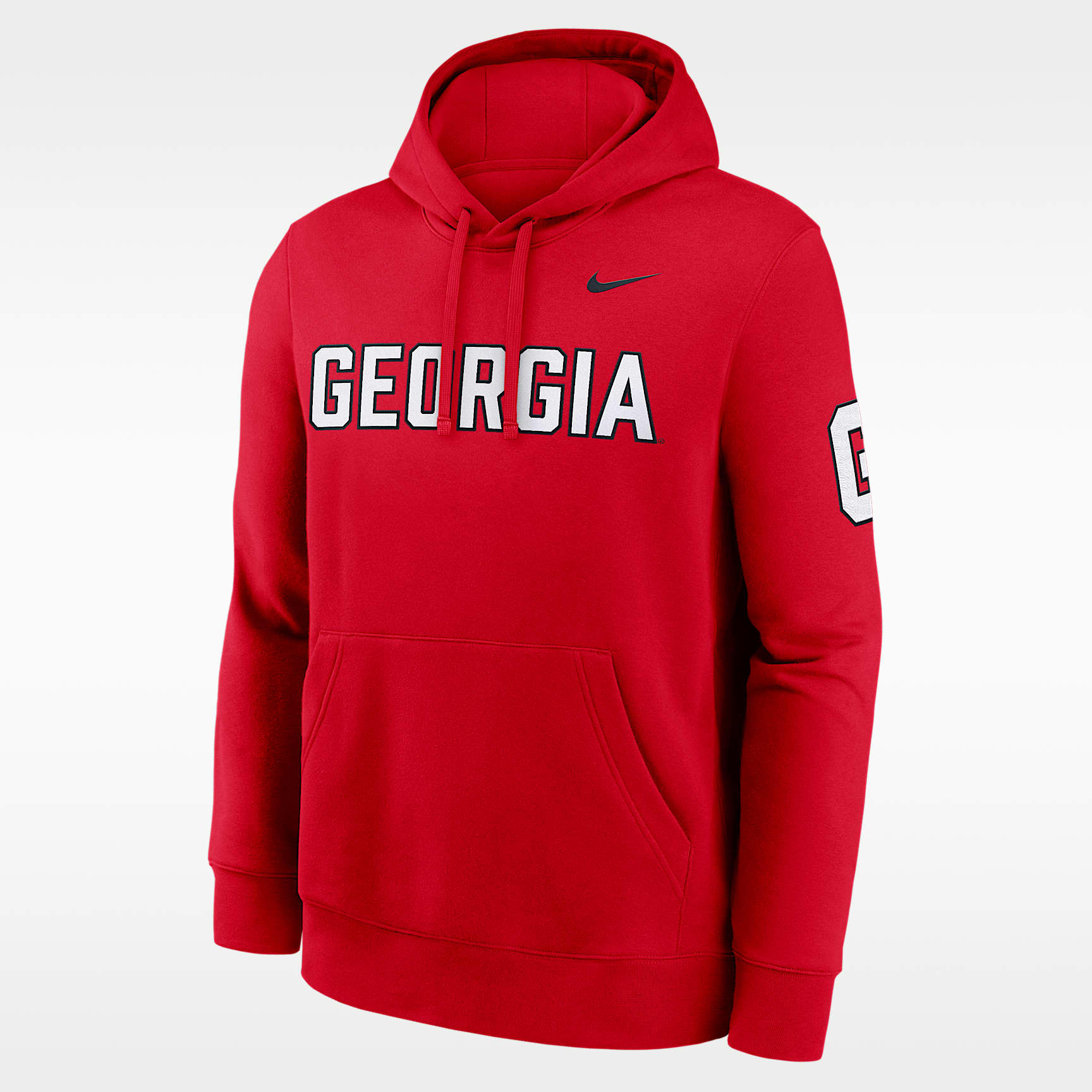 Georgia Sideline Club Men's Nike College Pullover Hoodie