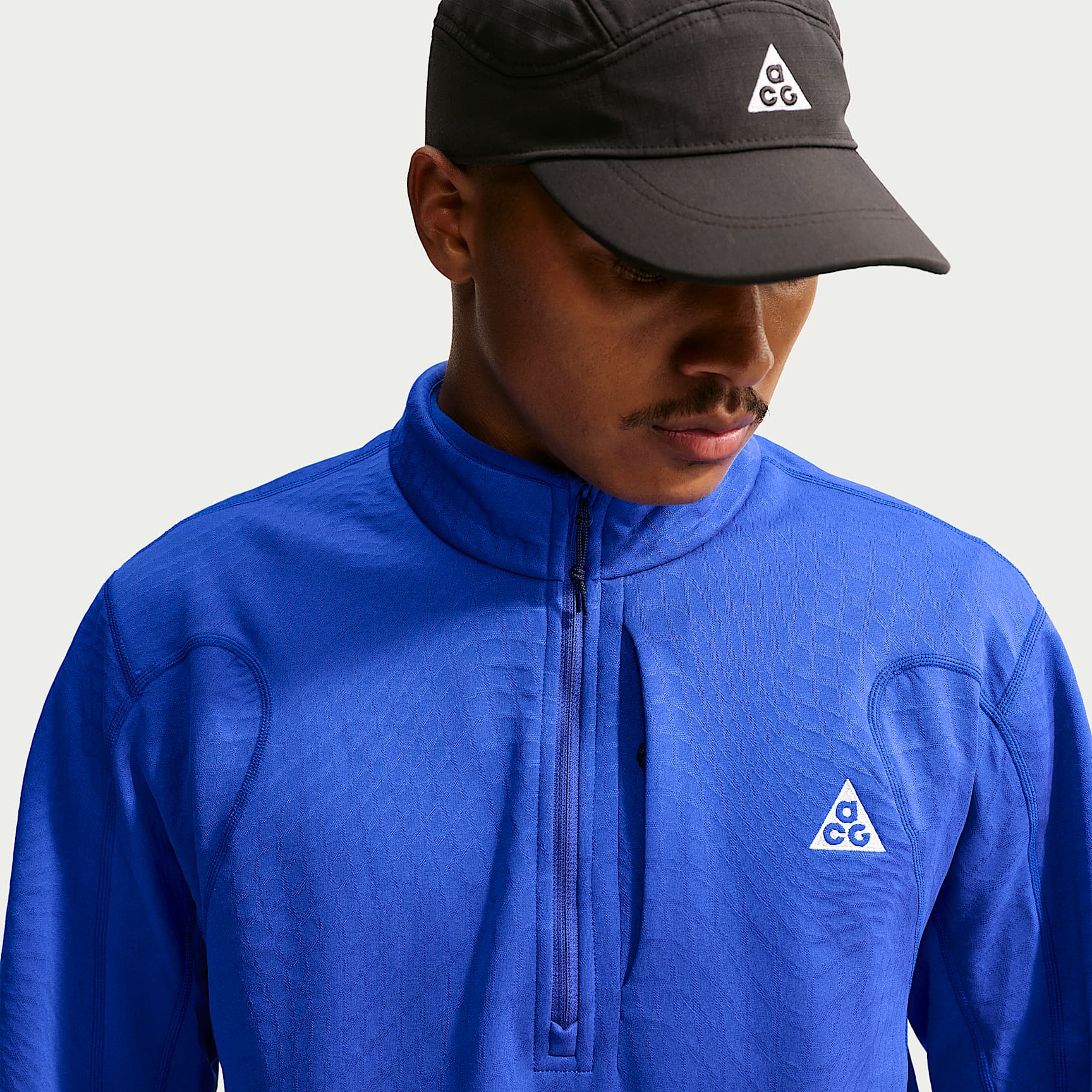Maglia da hiking con zip a metà lunghezza Therma-FIT ACG Wolf Grid – Uomo
