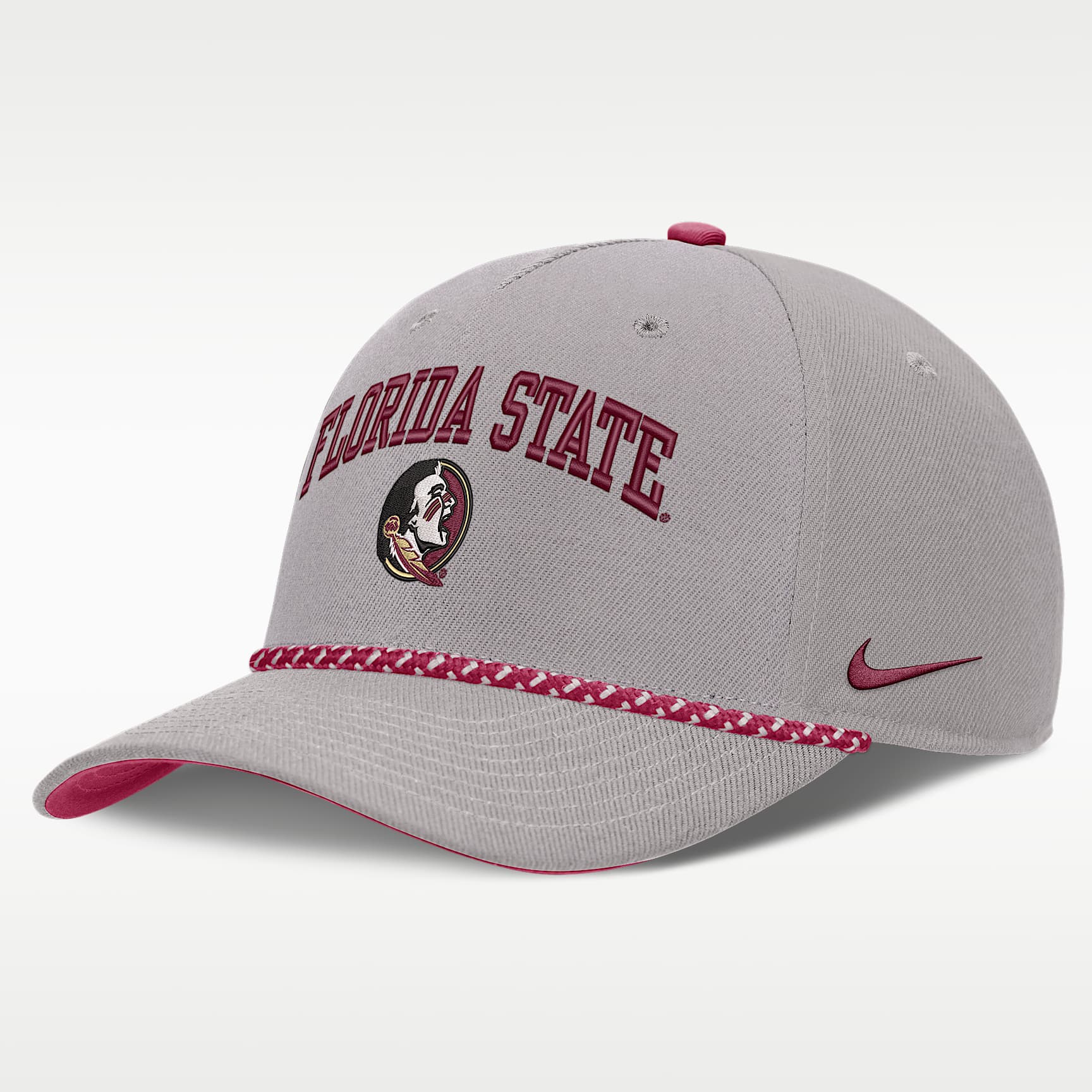 Florida State Primetime Rise Rope Men's Nike College Adjustable Hat