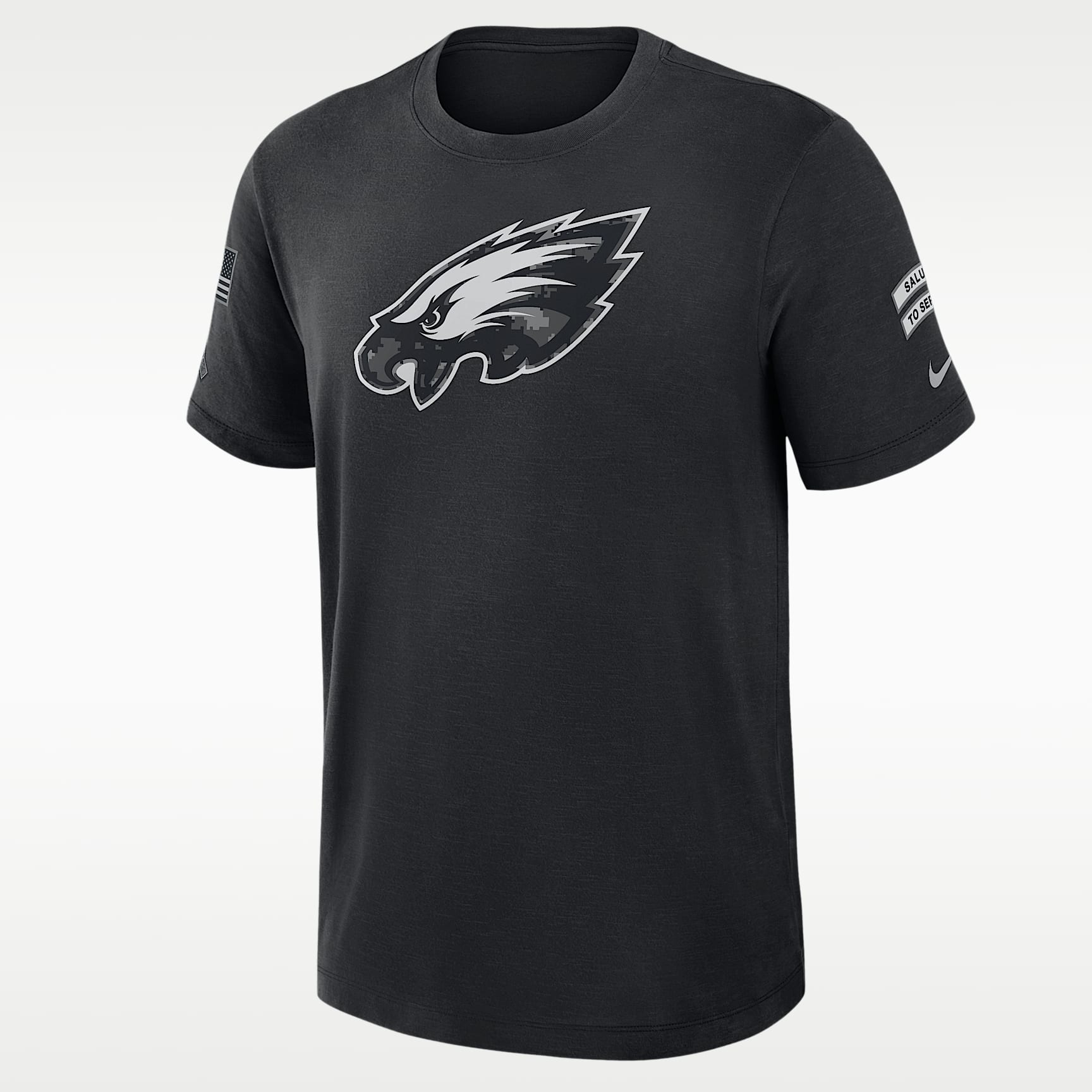 Philadelphia Eagles Salute to Service Slub Men's Nike Dri-FIT NFL T-Shirt
