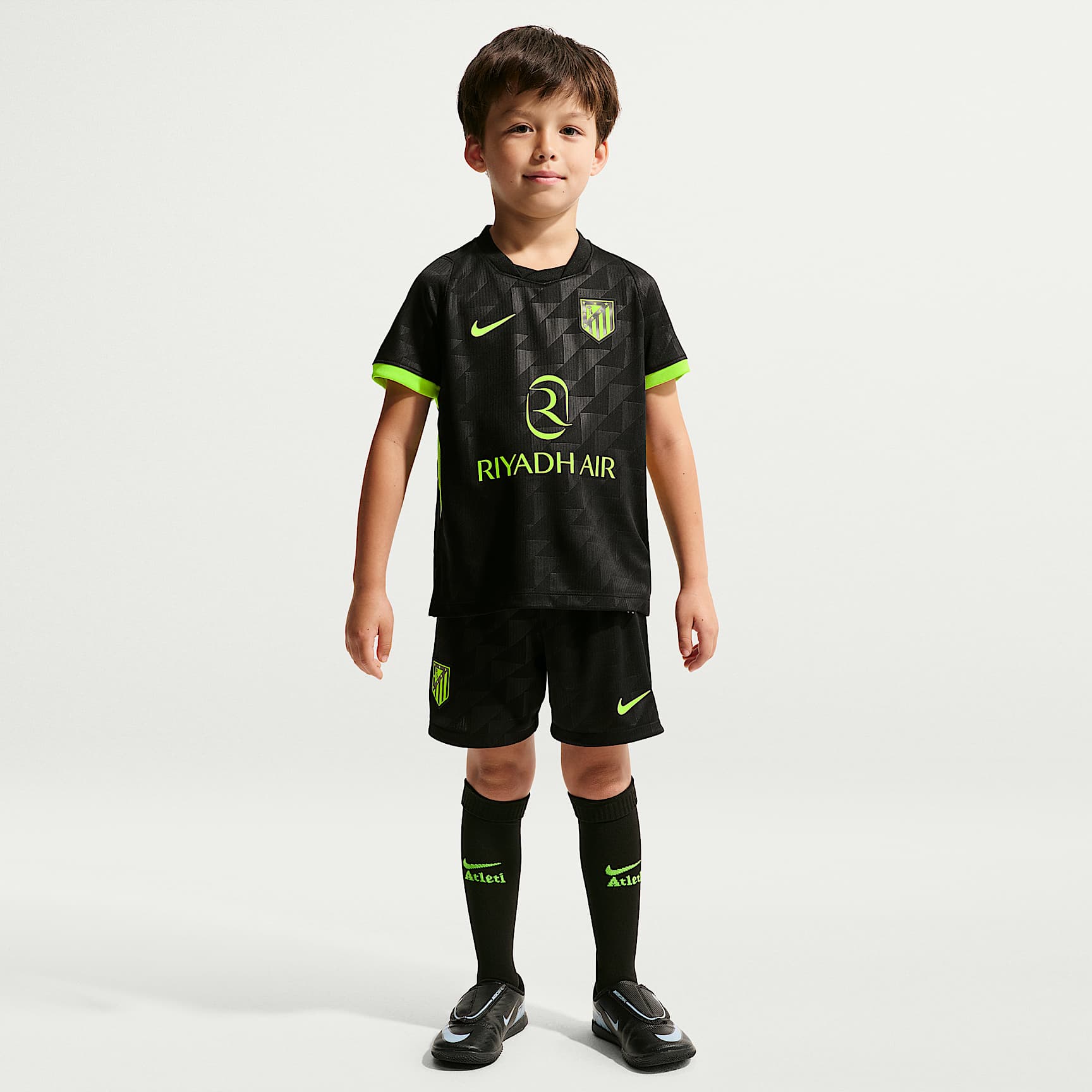 Atlético Madrid 2026 Stadium Away Younger Kids' Nike Football Replica 3-Piece Kit