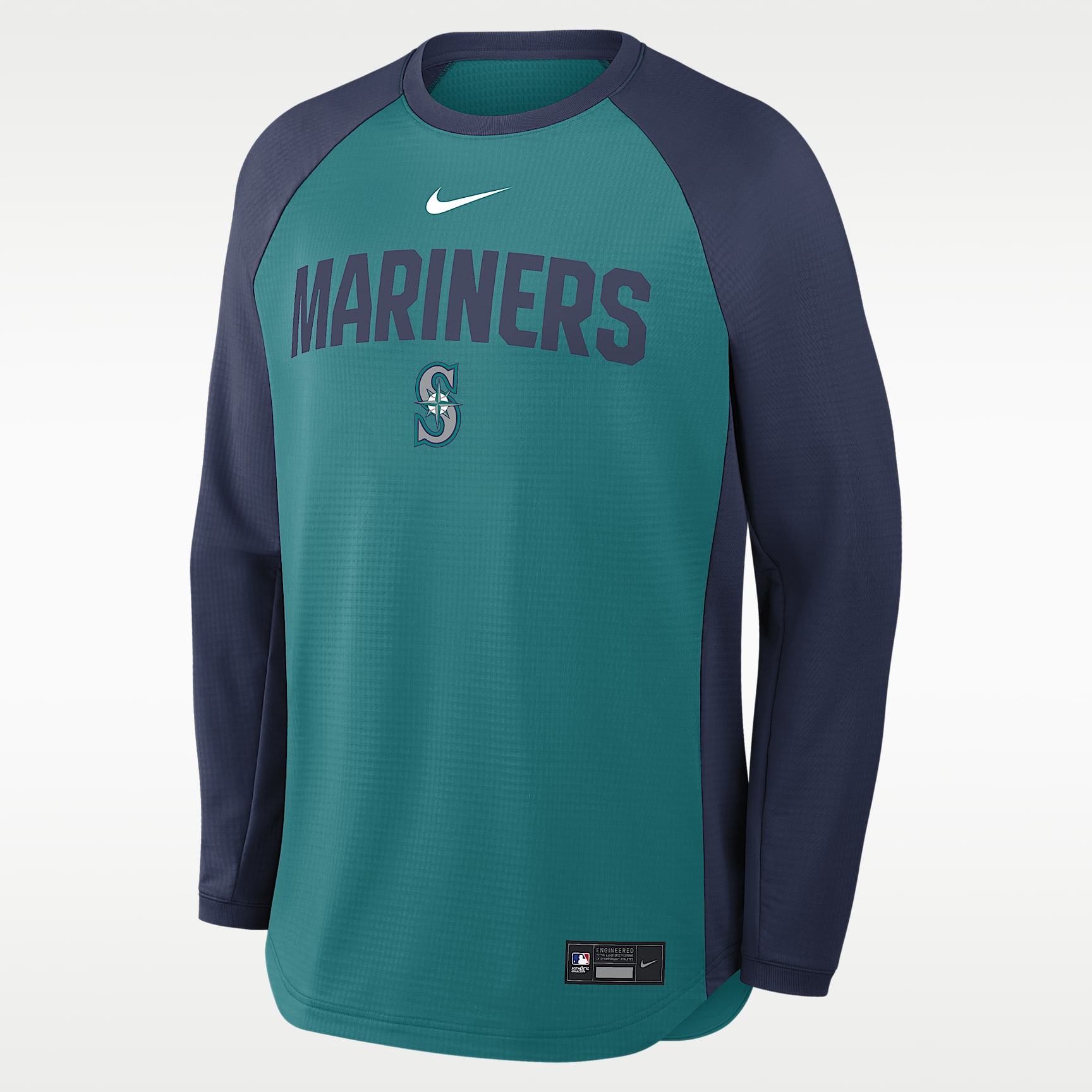 Seattle Mariners Authentic Collection Men's Nike Dri-FIT Pullover Crew