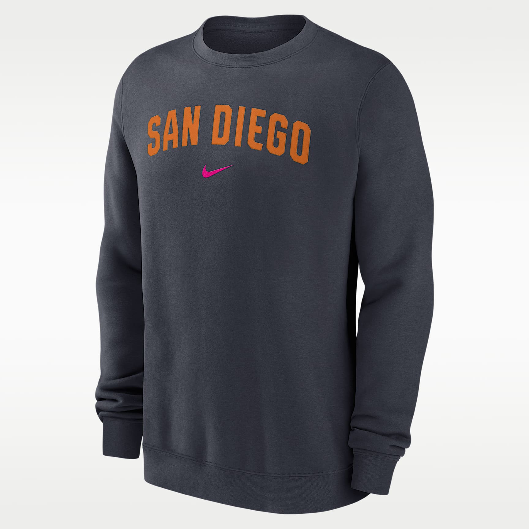 San Diego Padres 2-Hit Men's Nike MLB Pullover Crew