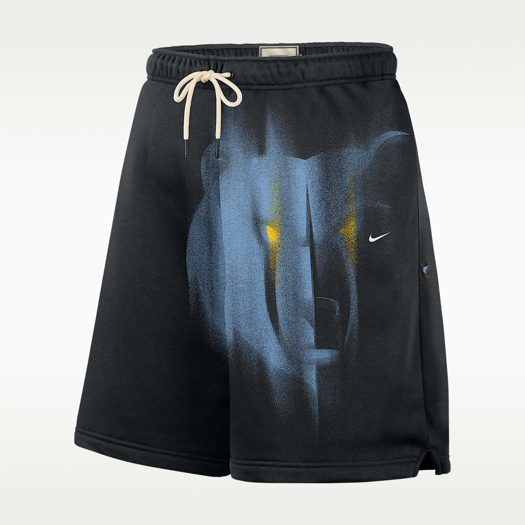 Shorts de básquetbol de tejido Fleece para hombre Memphis Grizzlies Standard Issue