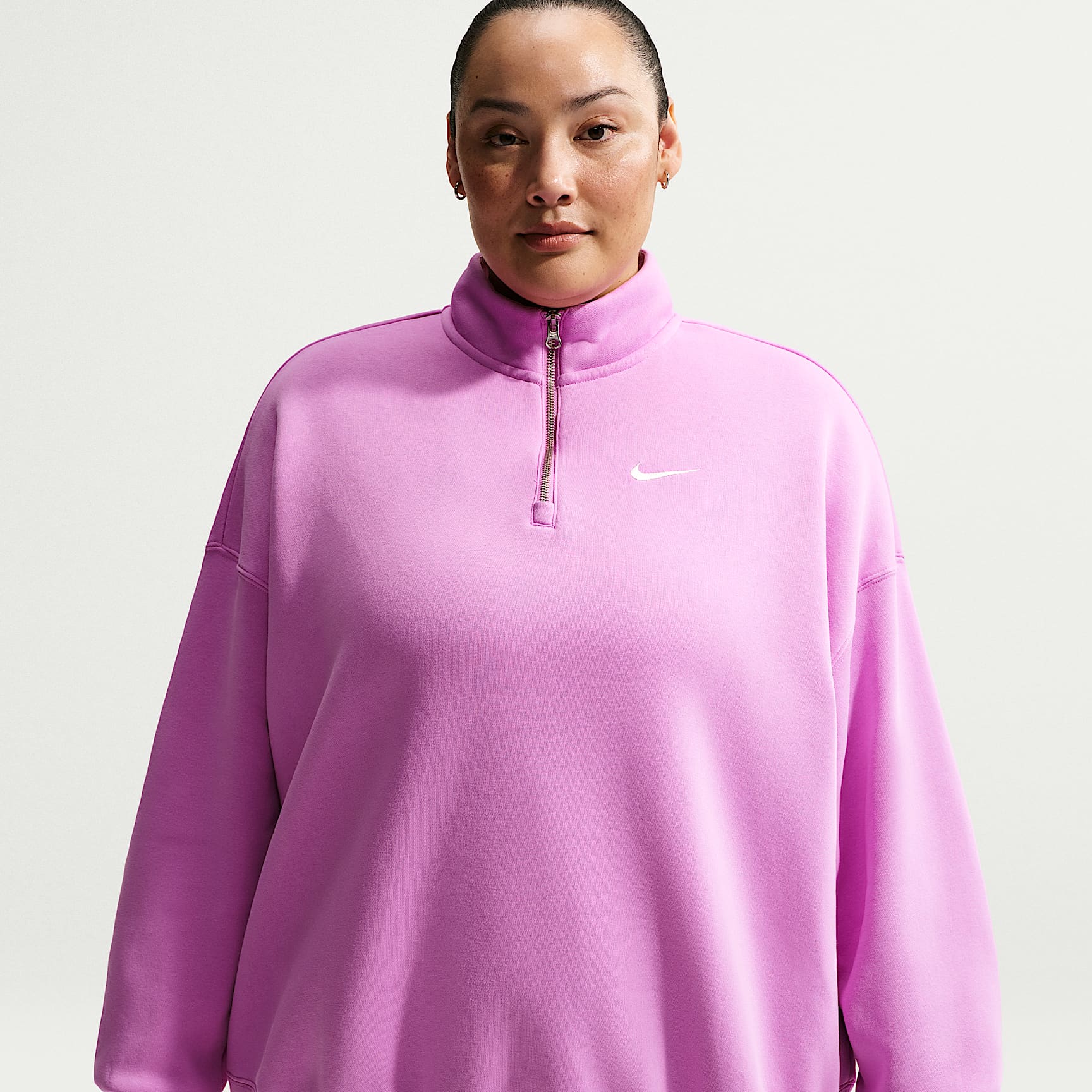 Nike Sportswear Phoenix Fleece Women's Over-Oversized 1/4-Zip (Plus Size)