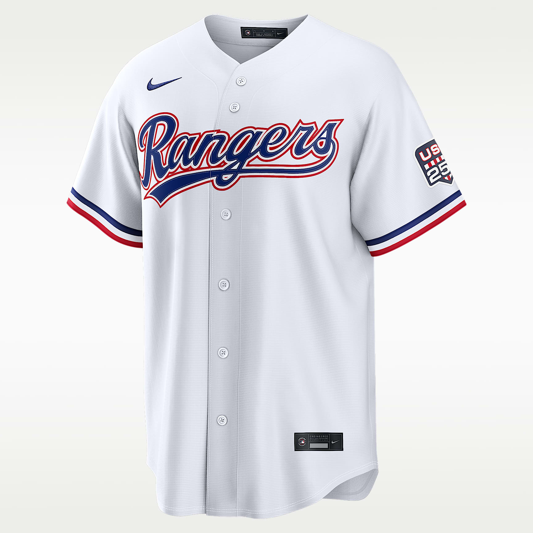 Corey Seager Texas Rangers USA 250 Men's Nike MLB Stadium Jersey