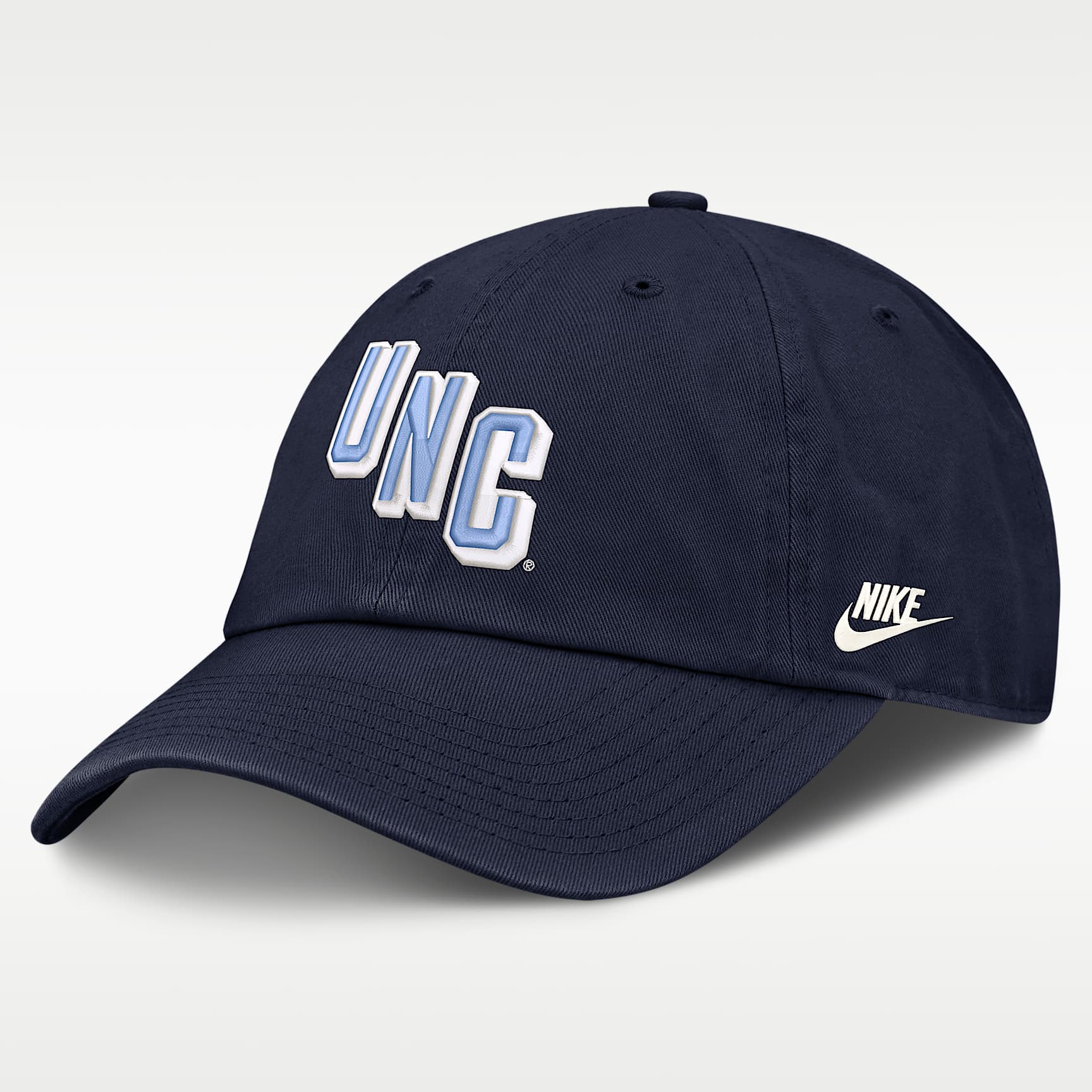 Gorra universitaria Nike ajustable para hombre North Carolina Natural Club