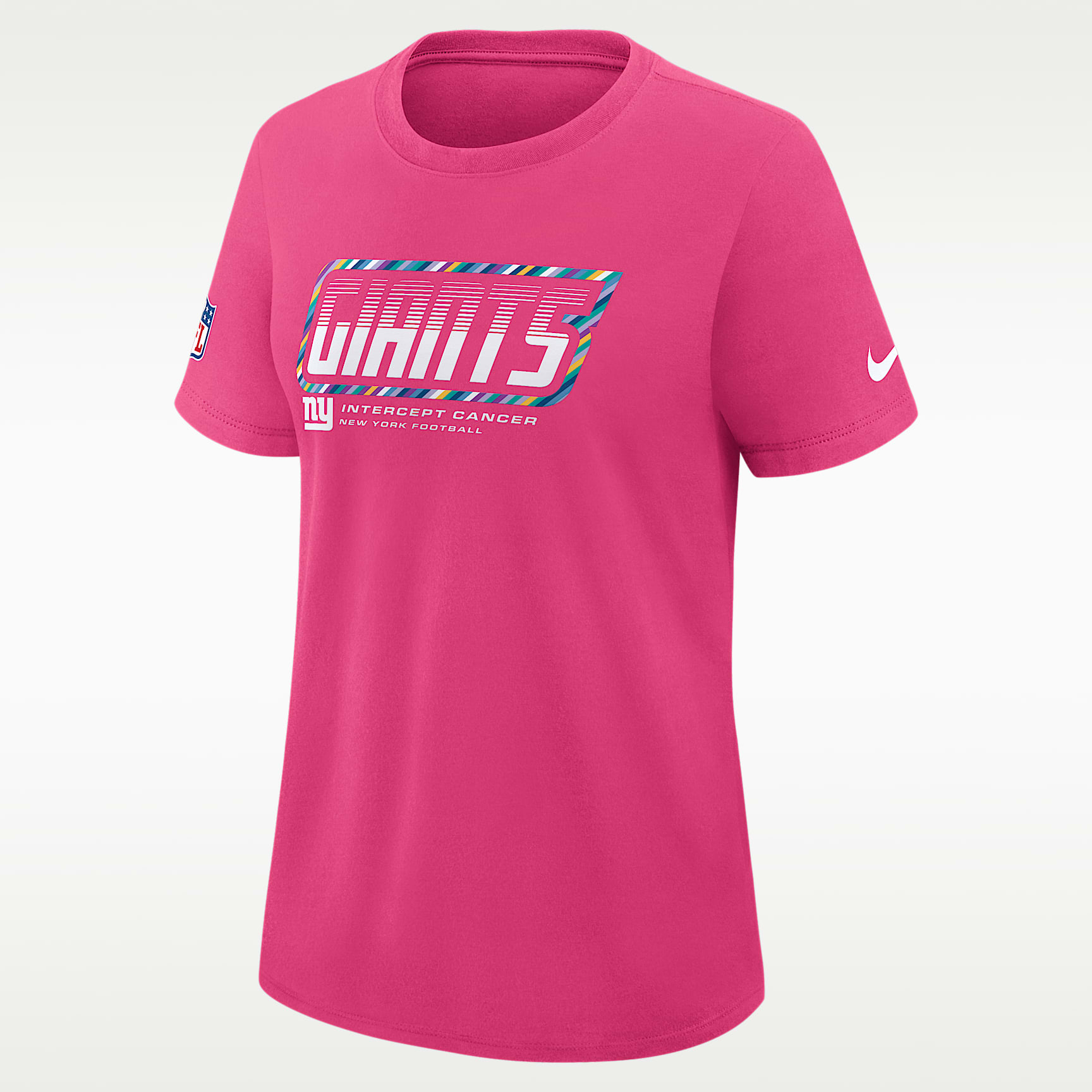 New York Giants Crucial Catch Women's Nike Dri-FIT NFL T-Shirt