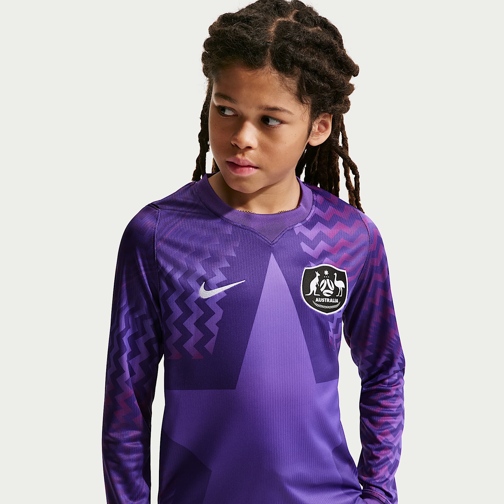 Australia 2026 Stadium Goalkeeper Older Kids' Nike Dri-FIT Football Replica Shirt