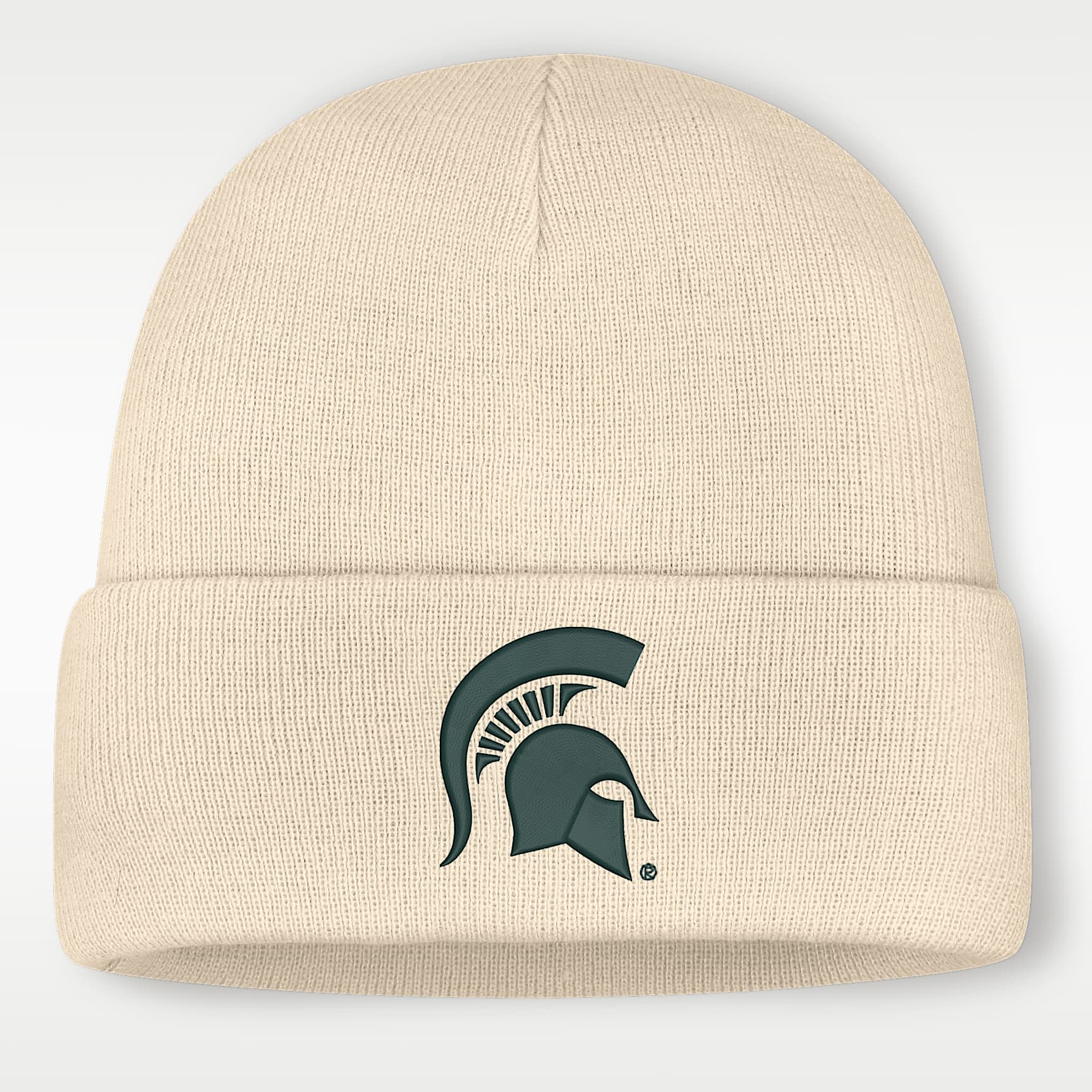 Gorro con dobladillo universitario Nike para hombre Michigan State