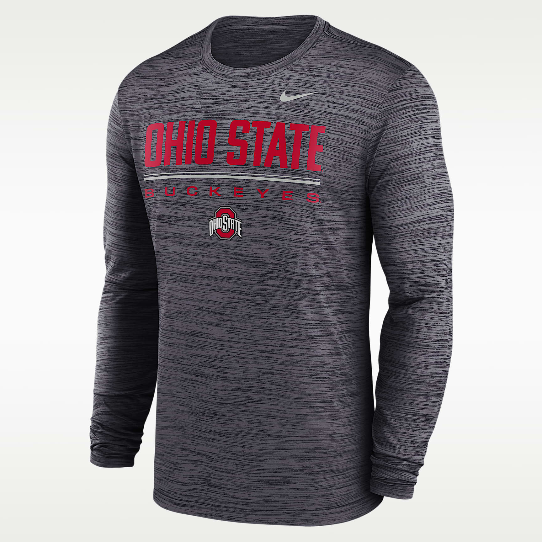 Playera universitaria Nike Dri-FIT para hombre Ohio State Sideline Velocity