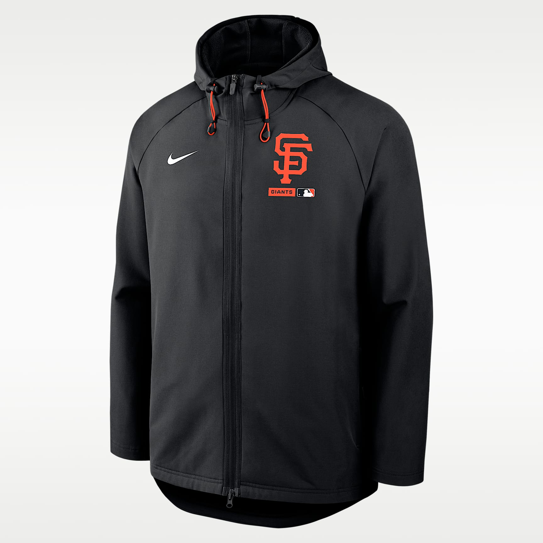 Chamarra de la MLB Nike Therma-FIT con gorro y cierre completo para hombre de San Francisco Giants Authentic Collection