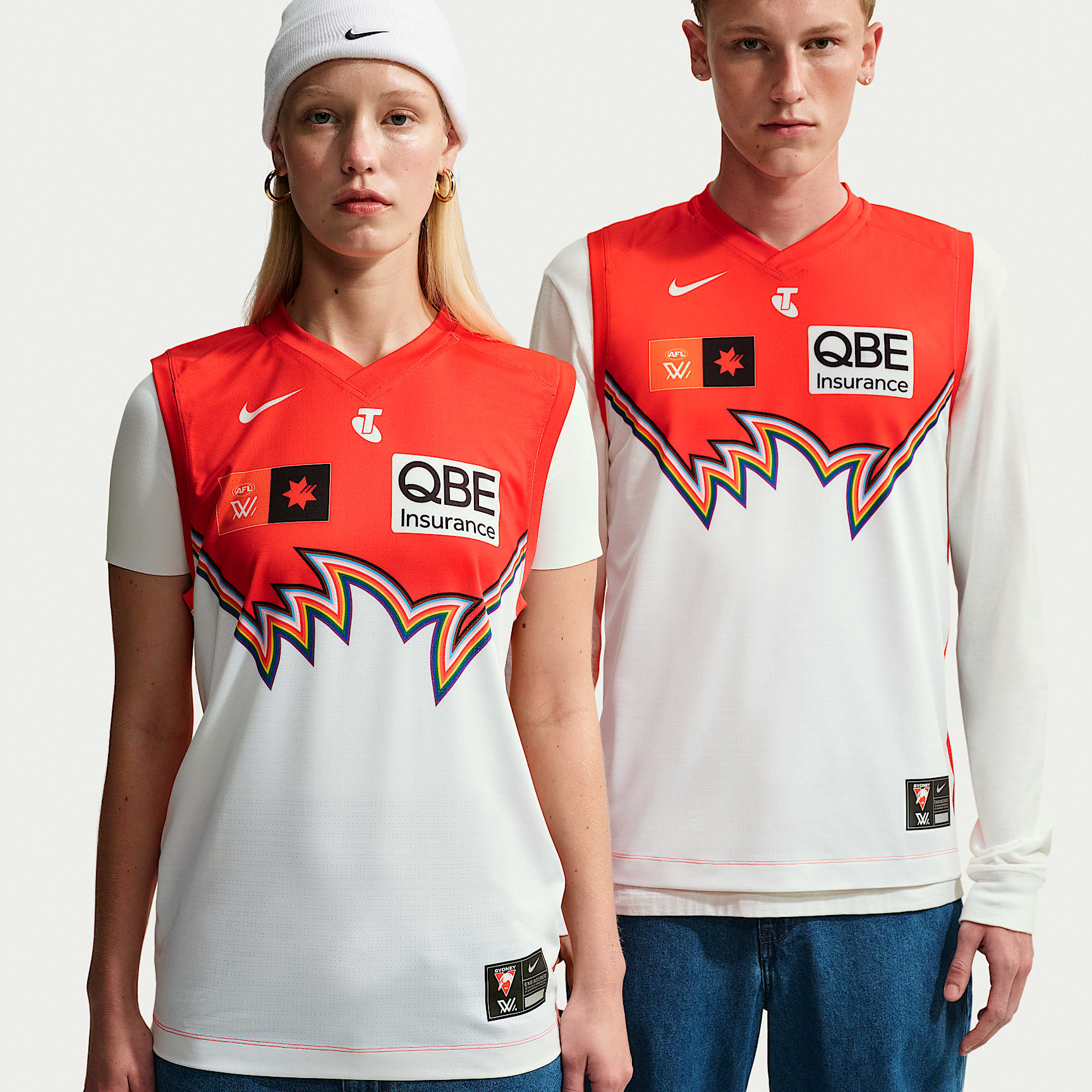 Sydney Swans AFLW 2026 Stadium Pride Nike AFLW Replica Jersey