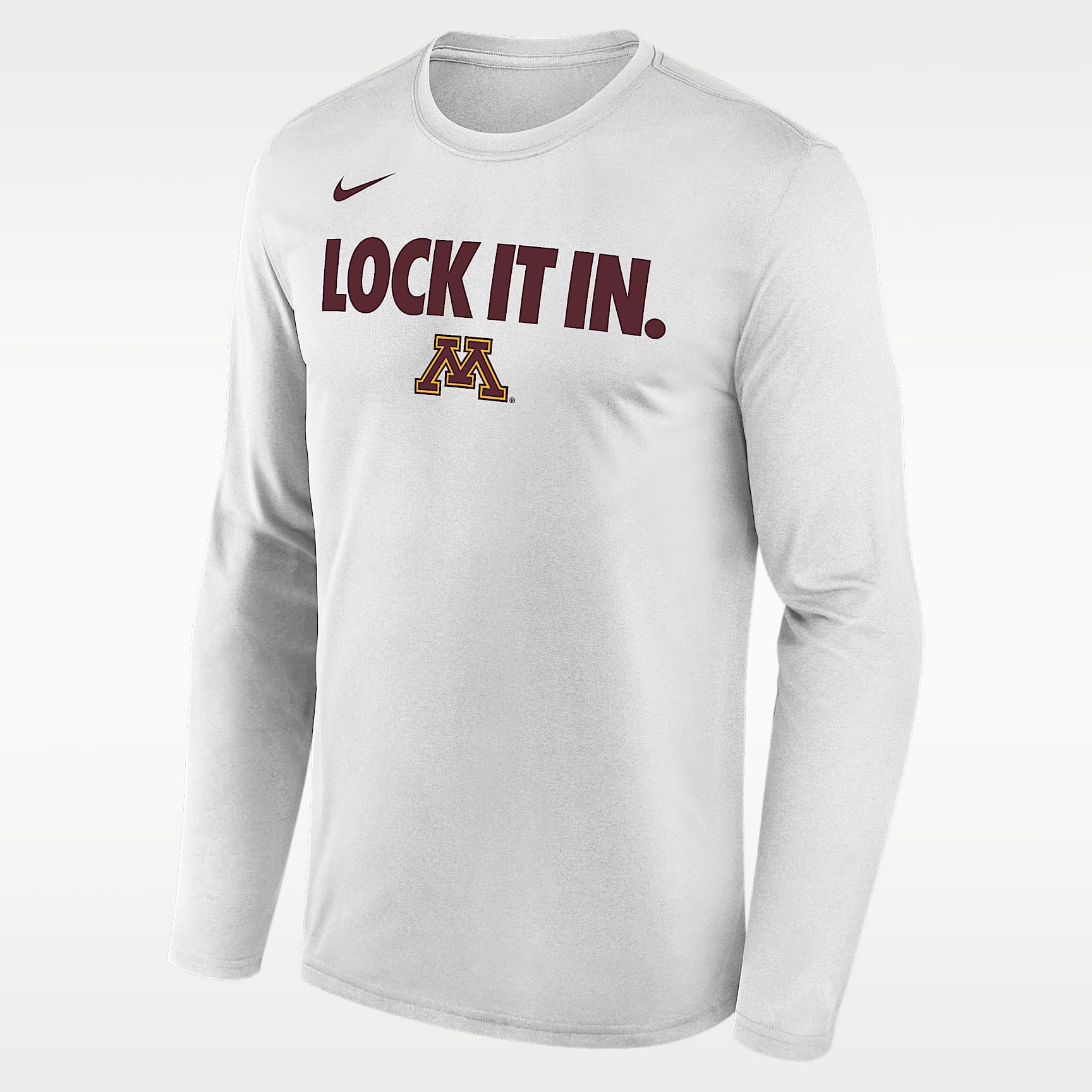 Minnesota 2026 On-Court Bench Men's Nike Dri-FIT College Long-Sleeve T-Shirt