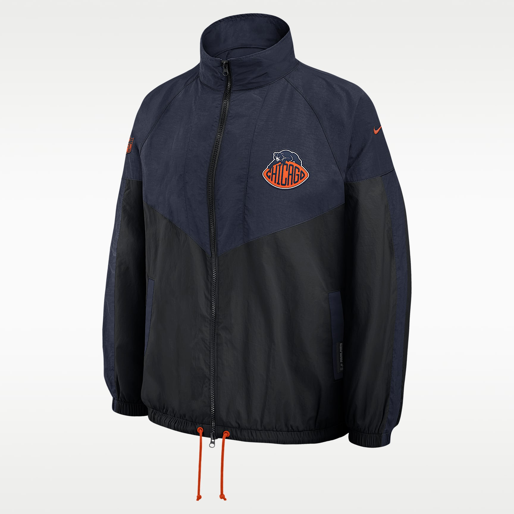 Chicago Bears Rivalries Collection Women's Nike NFL Oversized Full-Zip Jacket