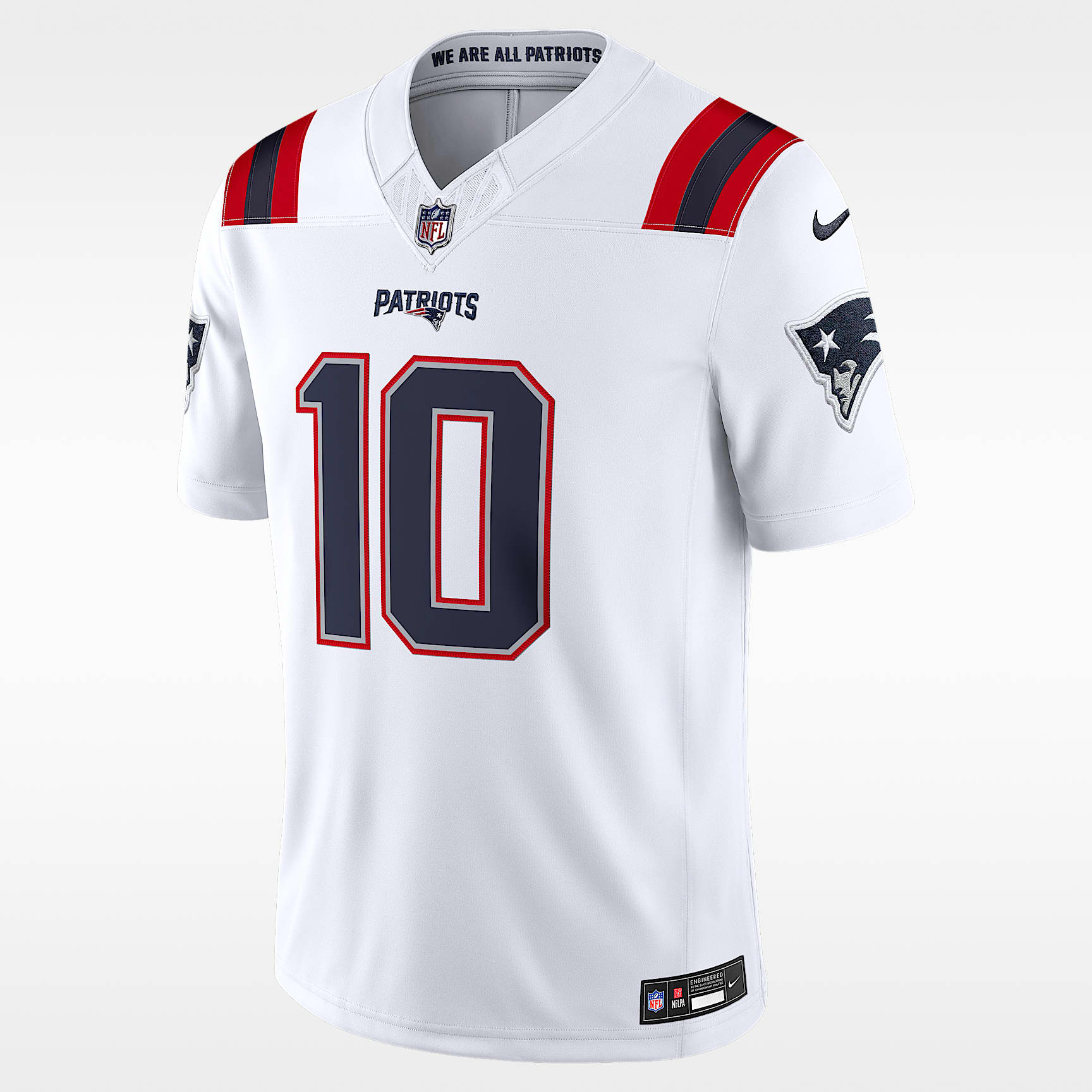 Drake Maye New England Patriots Men's Nike Dri-FIT NFL Limited Jersey