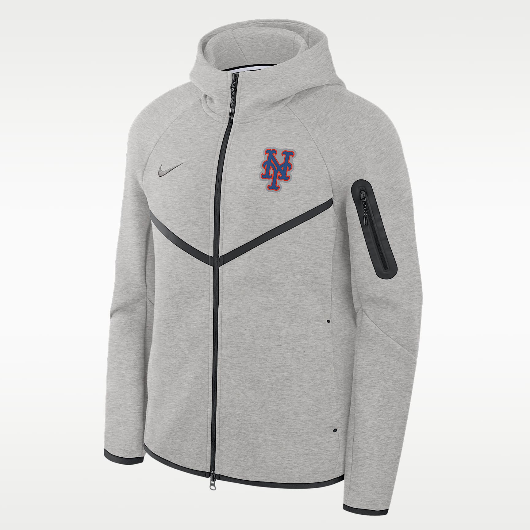 New York Mets Tech Fleece Windrunner Men's Nike MLB Full-Zip Hooded Jacket